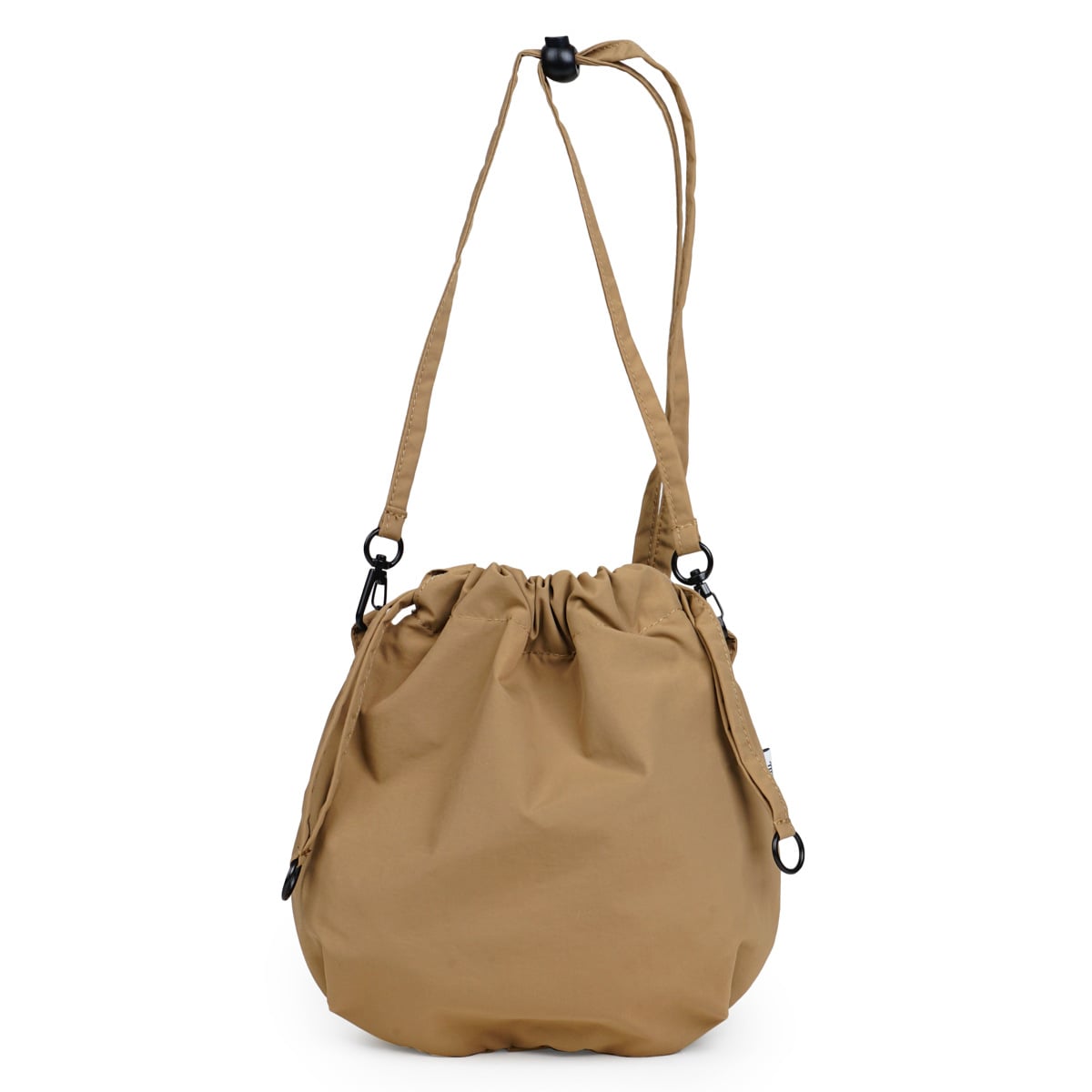 ショルダーバッグ Hellolulu NOLLY 2WAY オーバルスリング Mサイズ （ バッグ レディース メンズ ショルダー かばん 鞄 クロスボディ 軽い ハロルル 斜め掛け ポシェット 巾着 2way 軽量 撥水 ボタン 内ポケット おしゃれ ） 【FrostedAlmond】