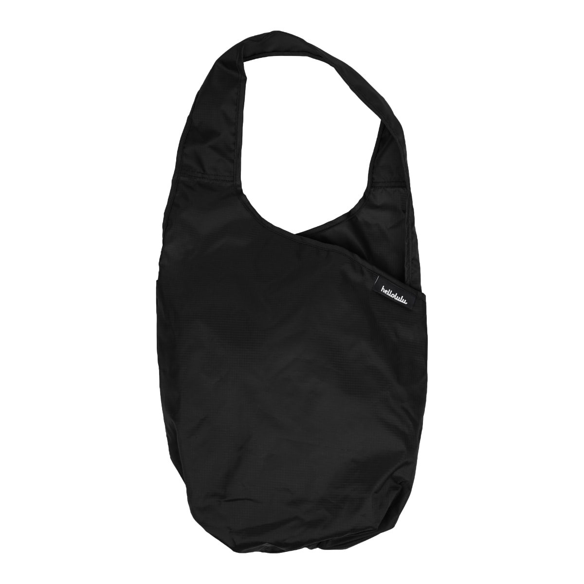 ショッピングバッグ Hellolulu OVI パッカブルマーケットバッグ （ ショッパーバッグ エコバッグ サブバッグ ハロルル 軽い 持ち運び ポケッタブル コンパクト 撥水 お買い物 弁当 ランチ 折りたたみ ） 【NightBlack】