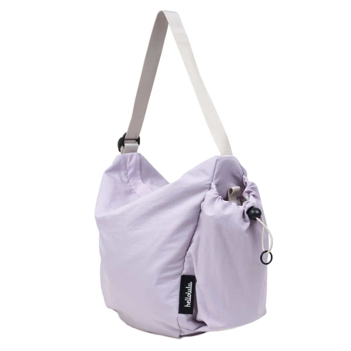 ショルダーバッグ Hellolulu REA デイリー デュオショルダーバッグ Sサイズ （ レディース メンズ ショルダー かばん 鞄 クロスボディ 軽い ハロルル 斜め掛け ハンドバッグ ボトル収納 軽量 撥水 ファスナー ポケット おしゃれ ） 【LightPurple】