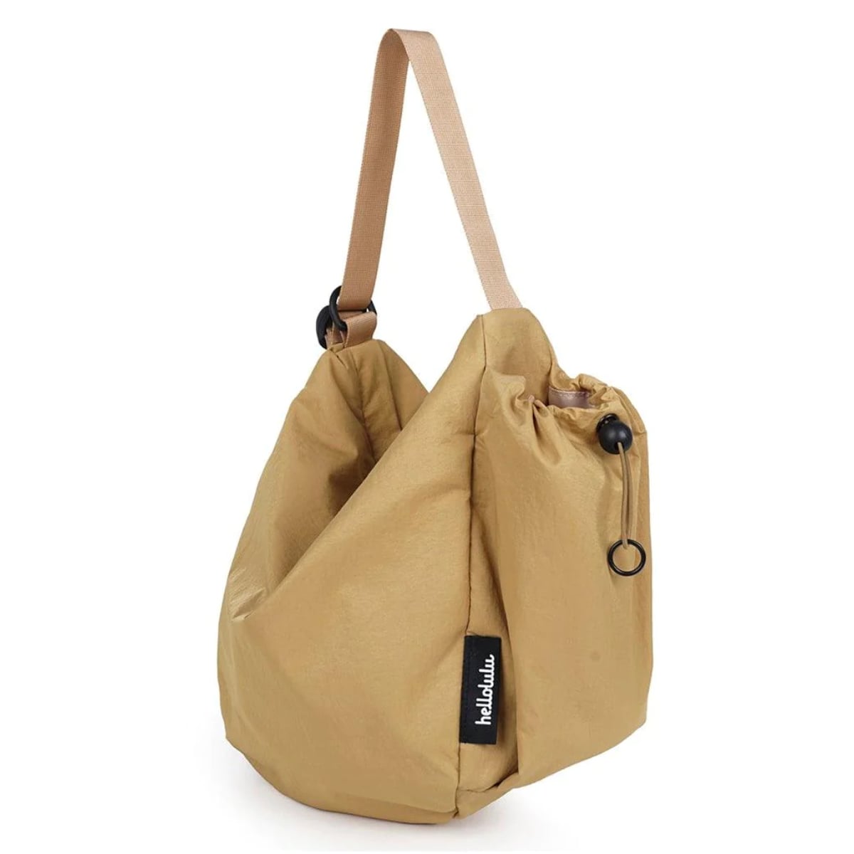 ショルダーバッグ Hellolulu REA デイリー デュオショルダーバッグ Sサイズ （ レディース メンズ ショルダー かばん 鞄 クロスボディ 軽い ハロルル 斜め掛け ハンドバッグ ボトル収納 軽量 撥水 ファスナー ポケット おしゃれ ） 【LightWalnut】