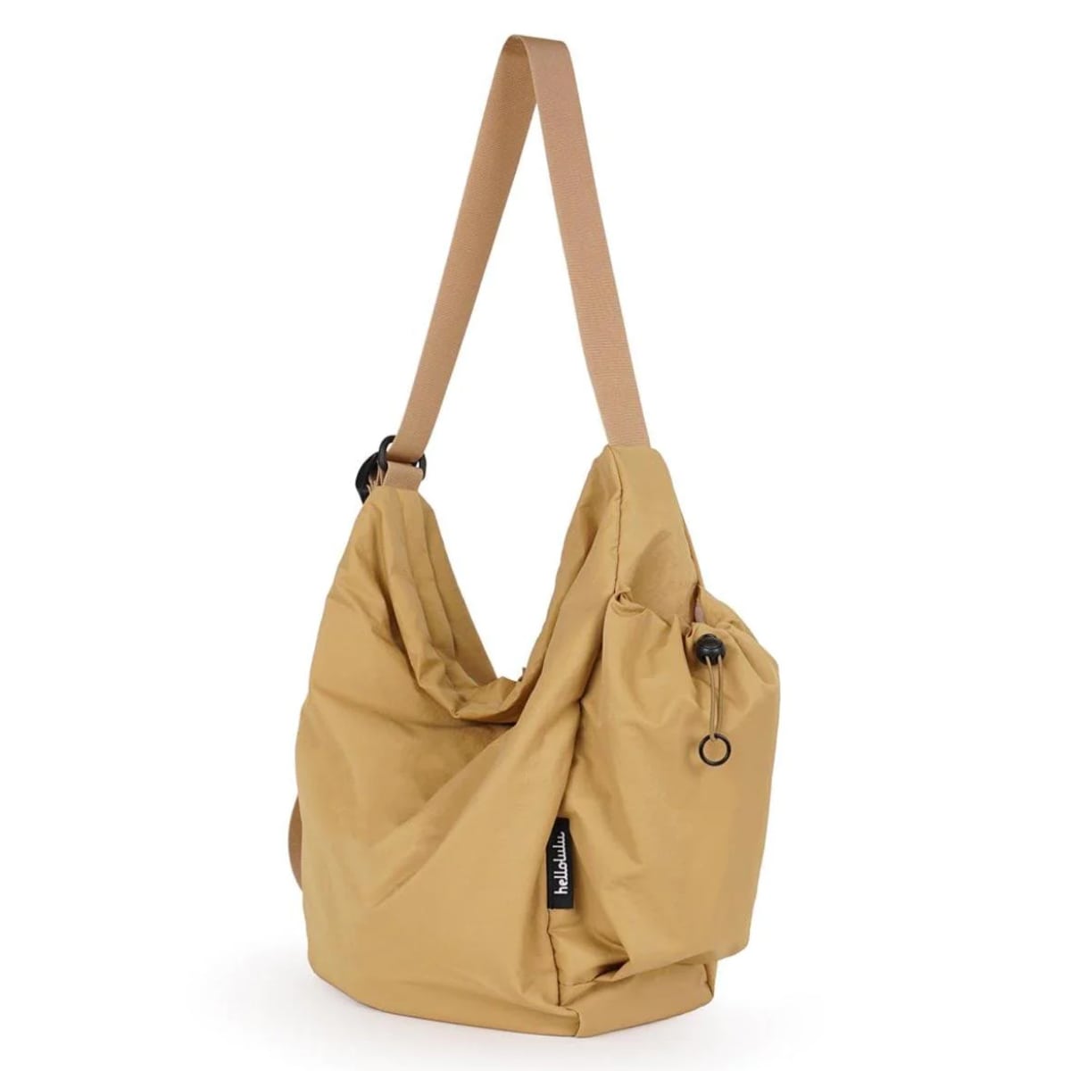 ショルダーバッグ Hellolulu REESE デイリー デュオショルダーバッグ （ レディース メンズ ショルダー かばん 鞄 クロスボディ 軽い ハロルル 斜め掛け ハンドバッグ ボトル収納 軽量 撥水 ファスナー ポケット おしゃれ ） 【LightWalnut】