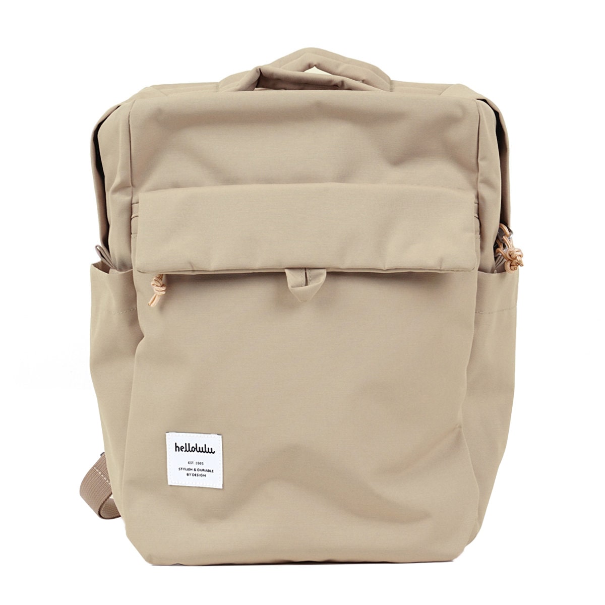 【人気色】 リュック hellolulu ミニカーター MINI CARTER （ ハロルル リュックサック バックパック レディース デイパック かばん 鞄 小さめ マザーズバッグ 軽い 撥水 通学 通勤 ファスナー サイドポケット コンパクト おしゃれ ） 【FogKhaki】