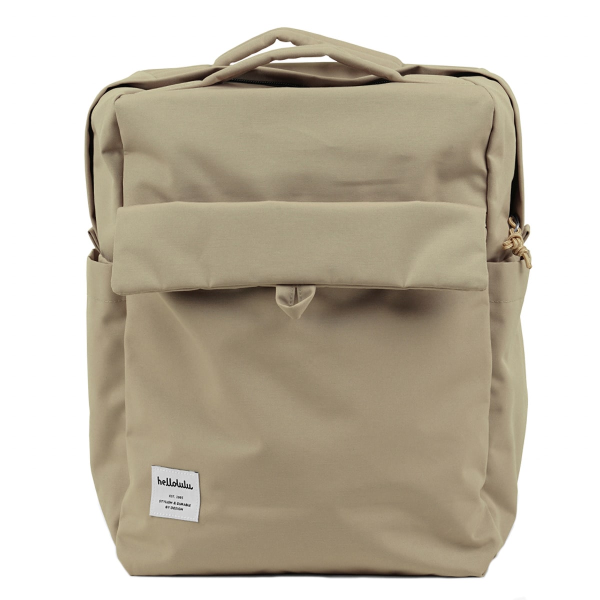 【人気色】 リュック hellolulu カーター CARTER （ ハロルル リュックサック ビジネスリュック 通学バッグ バッグ デイパック トートバッグ かばん 鞄 レディース メンズ 軽い 撥水 通学 通勤 2way 手提げ PC収納 おしゃれ ） 【FogKhaki】