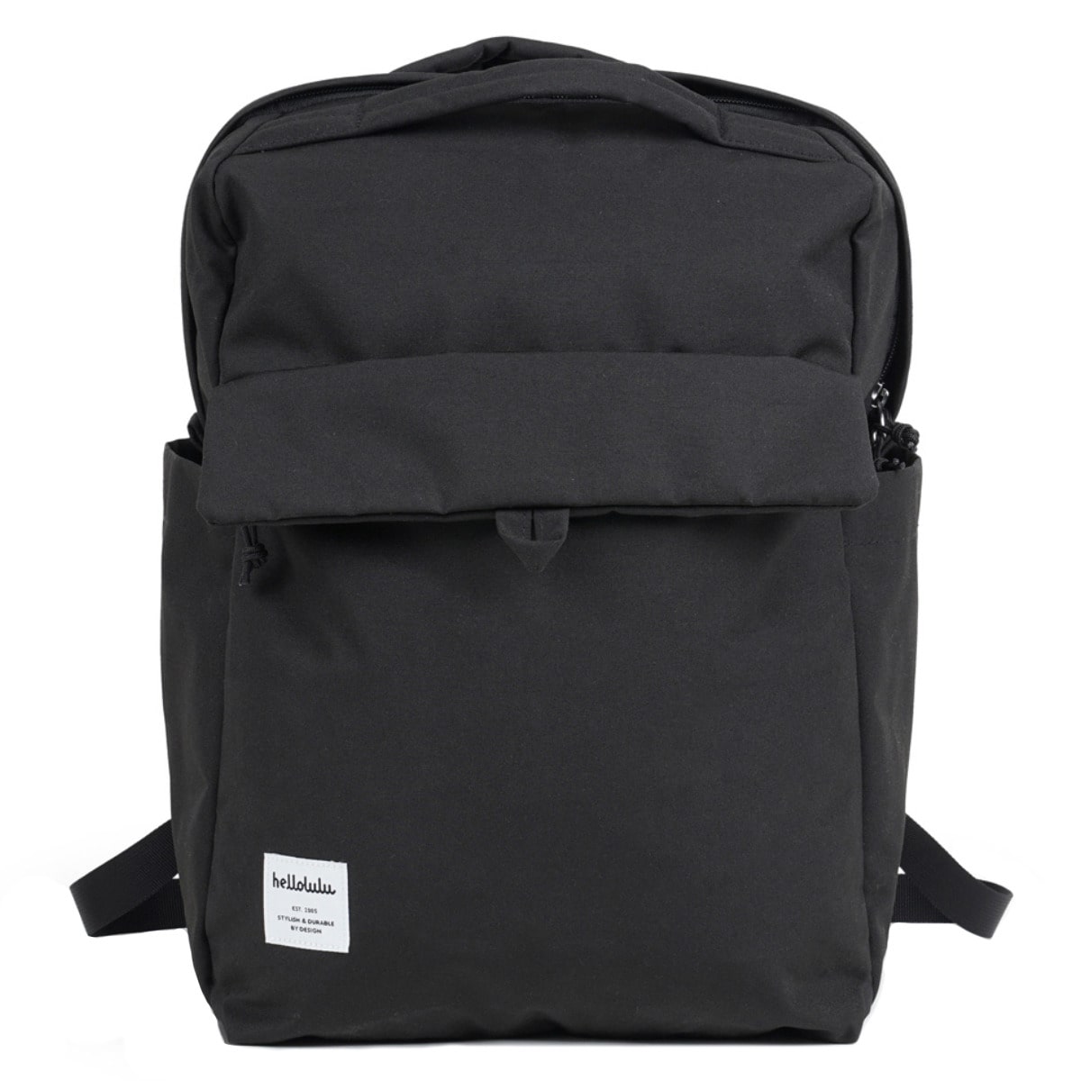 【人気色】 リュック hellolulu カーター CARTER （ ハロルル リュックサック ビジネスリュック 通学バッグ バッグ デイパック トートバッグ かばん 鞄 レディース メンズ 軽い 撥水 通学 通勤 2way 手提げ PC収納 おしゃれ ） 【FlatBlack】