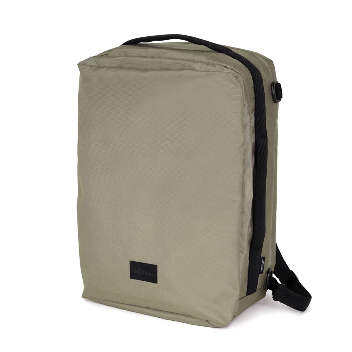 リュック Hellolulu KELL new fabric 3WAY ブリーフパック （ リュックサック ビジネスリュック バッグ デイパック ショルダー 手提げ かばん 鞄 レディース メンズ 軽い 撥水 通学 通勤 キャリーオン PC収納 おしゃれ ハロルル ） 【GravelKhaki】
