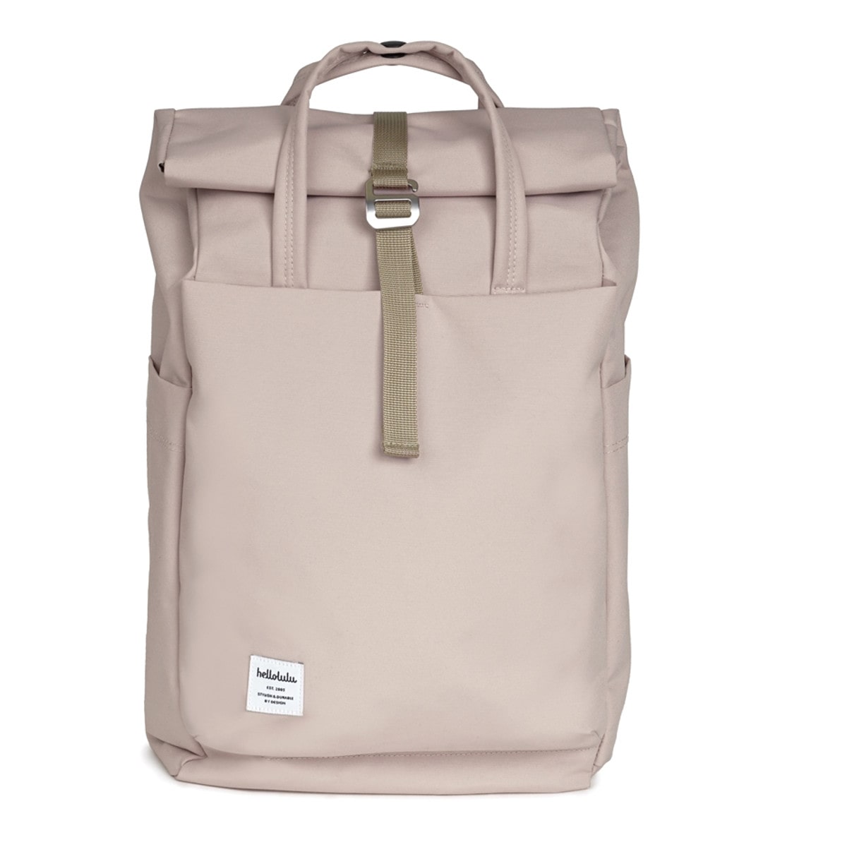 リュック hellolulu ケーシー KACY （ ハロルル リュックサック バックパック ビジネスリュック バッグ かばん 鞄 レディース メンズ 軽い 撥水 通学 通勤 PC収納 ロールトップ サイド 背面 ポケット 手提げ おしゃれ ） 【PinkBean】