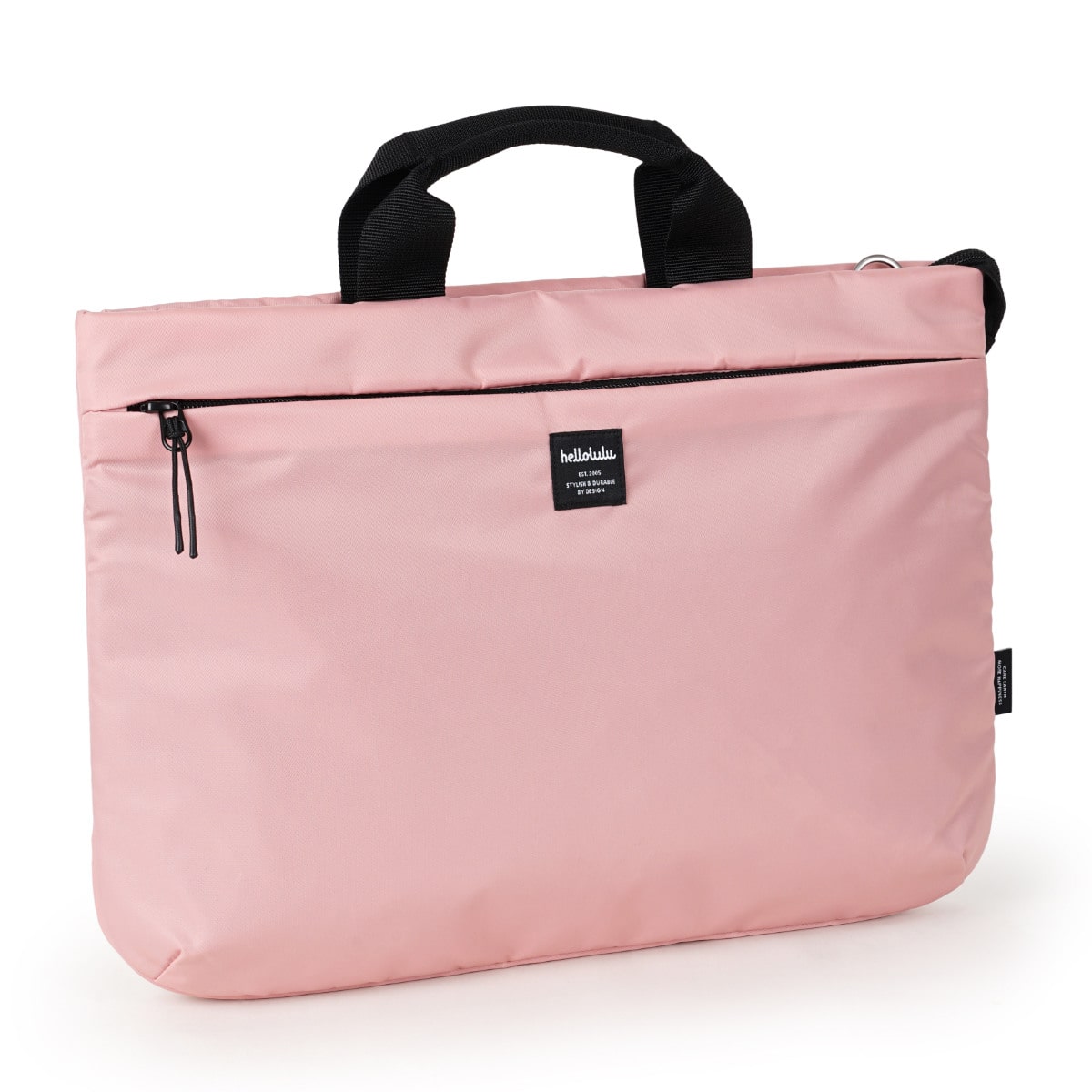 スリーブバッグ Hellolulu サラ SARA 3way （ バッグ かばん ケース ショルダーバッグ PCバッグ 肩掛け 鞄 ノートパソコン 軽い ハロルル 斜め掛け 持ち運び A4 書類 ファスナー 内ポケット メンズ レディース 通勤 通学 おしゃれ ） 【BlossomPink】