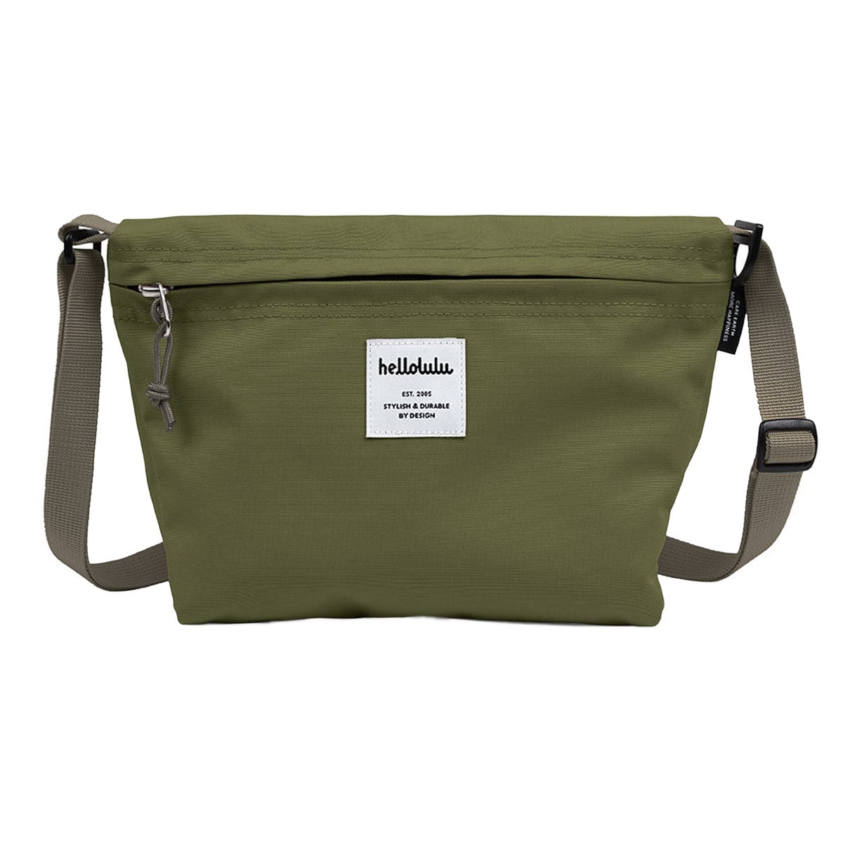 ショルダーバッグ Hellolulu CANA （ バッグ レディース メンズ ミニショルダー クロスボディ 軽い 撥水 斜め掛け クロスバッグ ポシェット 小さめ ファスナー 内ポケット おしゃれ スタイリッシュ ） 【CapuletOlive】