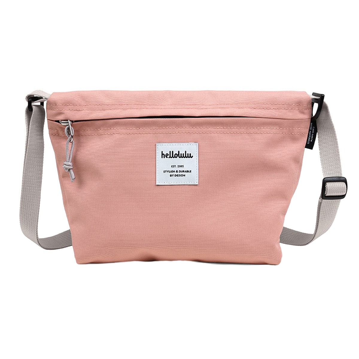 ショルダーバッグ Hellolulu CANA （ バッグ レディース メンズ ミニショルダー クロスボディ 軽い 撥水 斜め掛け クロスバッグ ポシェット 小さめ ファスナー 内ポケット おしゃれ スタイリッシュ ） 【PrismPink】