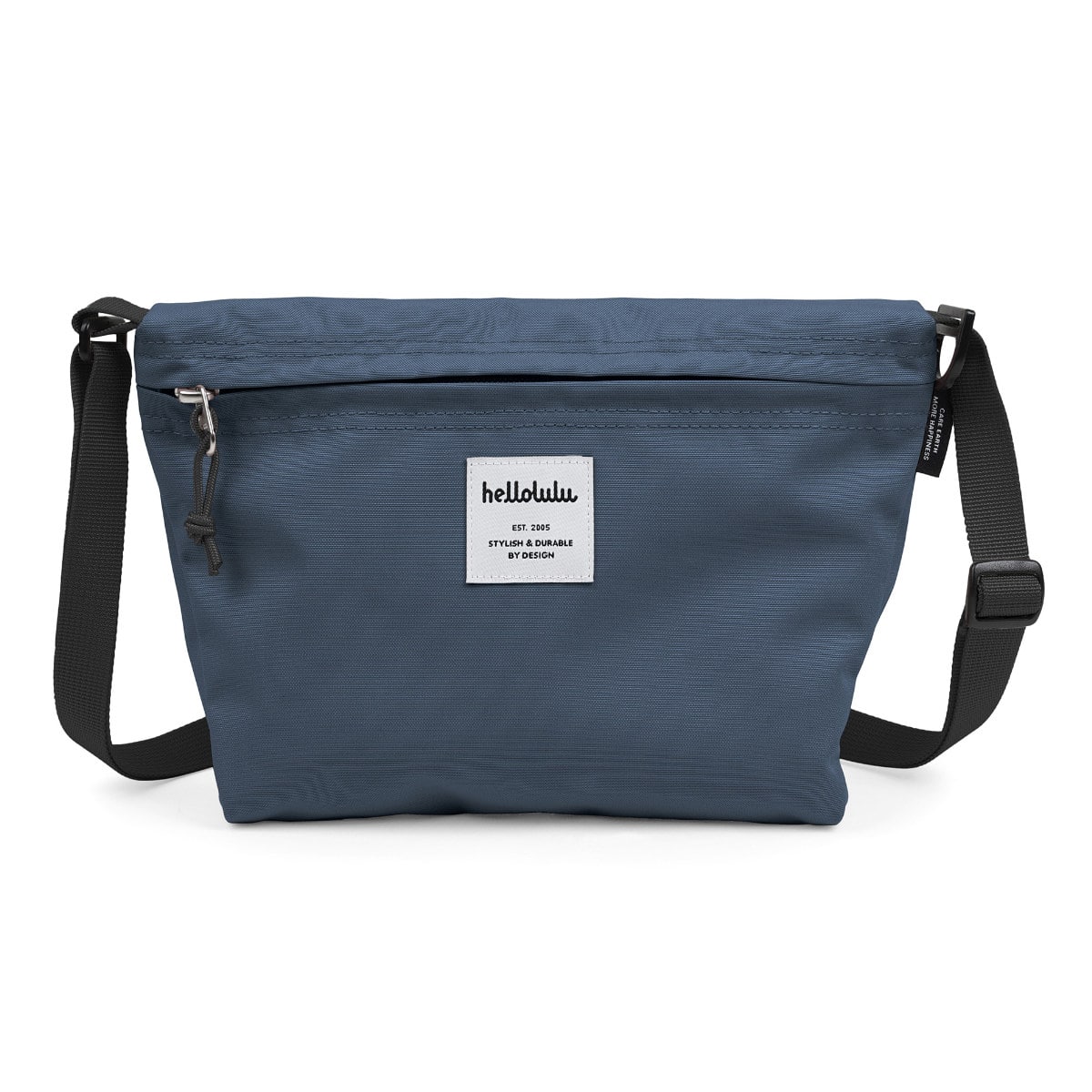 【人気色】 ショルダーバッグ hellolulu カナ CANA （ ハロルル バッグ レディース メンズ ミニショルダー クロスボディ 軽い 撥水 斜め掛け クロスバッグ ポシェット 小さめ ファスナー 内ポケット おしゃれ スタイリッシュ ） 【DarkSapphire】