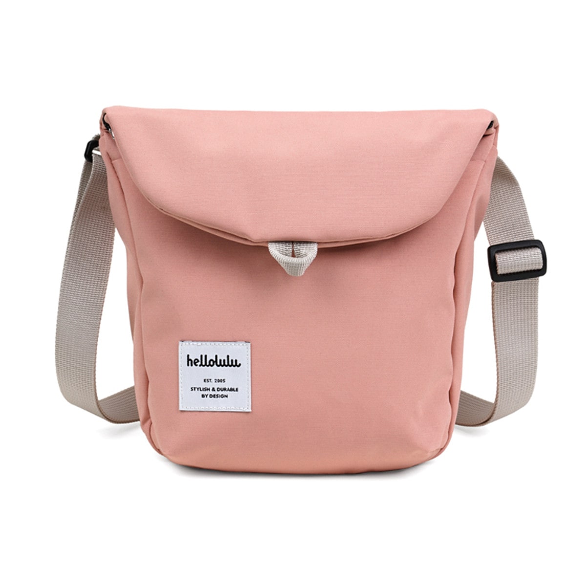 ショルダーバッグ hellolulu デシ DESI （ バッグ レディース メンズ ショルダー かばん 鞄 クロスボディ ミニ 軽い 斜め掛け クロスバッグ ポシェット 軽量 ファスナー 蓋付き マグネット 撥水 内ポケット ） 【PrismPink】