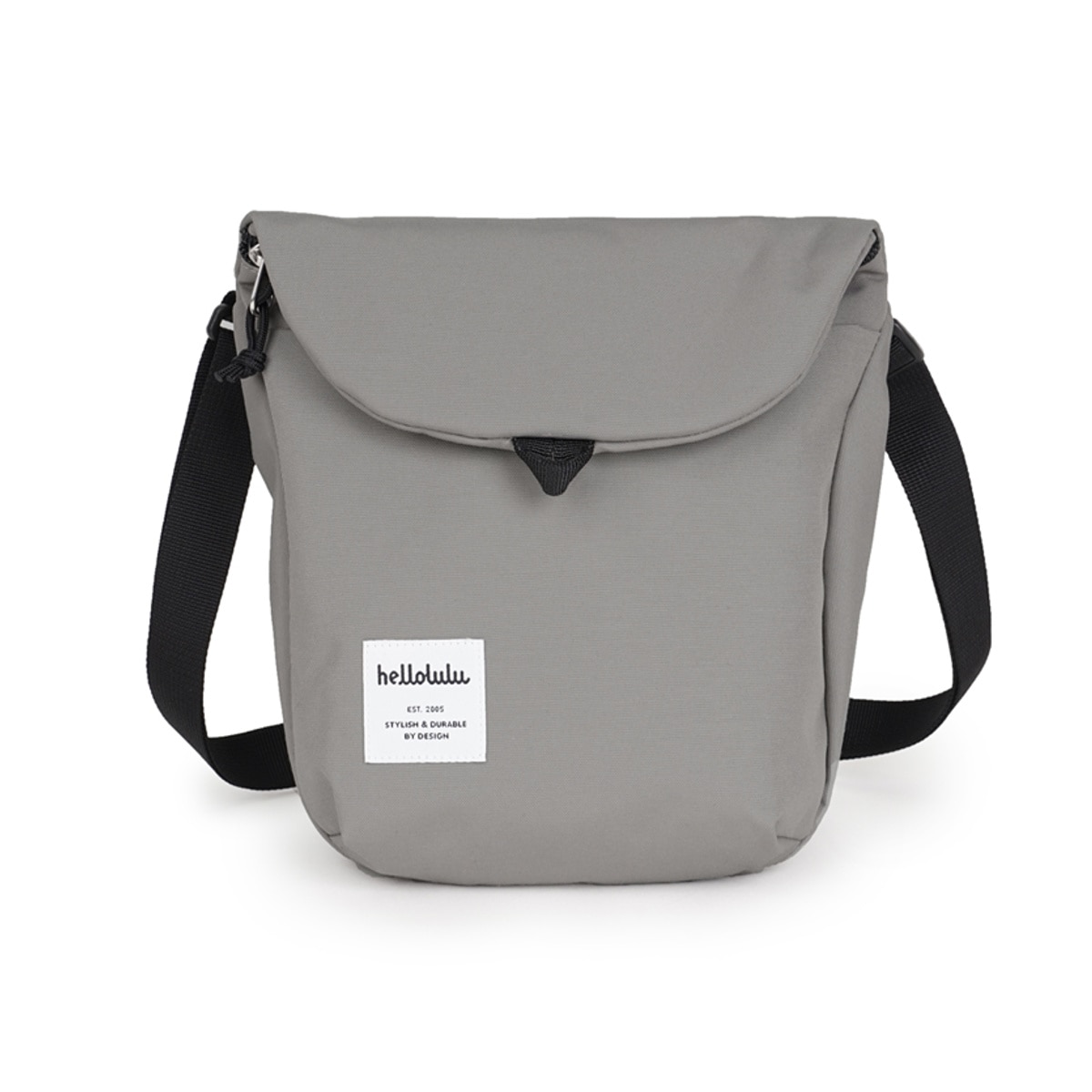 ショルダーバッグ hellolulu デシ DESI （ バッグ レディース メンズ ショルダー かばん 鞄 クロスボディ ミニ 軽い 斜め掛け クロスバッグ ポシェット 軽量 ファスナー 蓋付き マグネット 撥水 内ポケット ） 【SoftGray】
