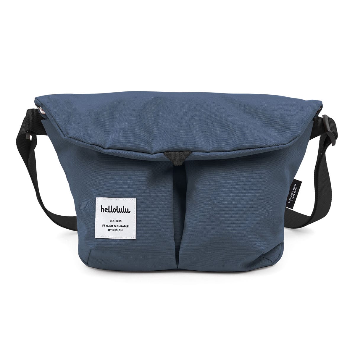 【人気色】 ショルダーバッグ hellolulu ミニ カセン MINI KASEN （ ハロルル バッグ レディース メンズ ミニショルダー かばん 鞄 クロスボディ 軽い 斜め掛け クロスバッグ ポシェット 小さめ 撥水 ファスナー おしゃれ ） 【DarkSapphire】