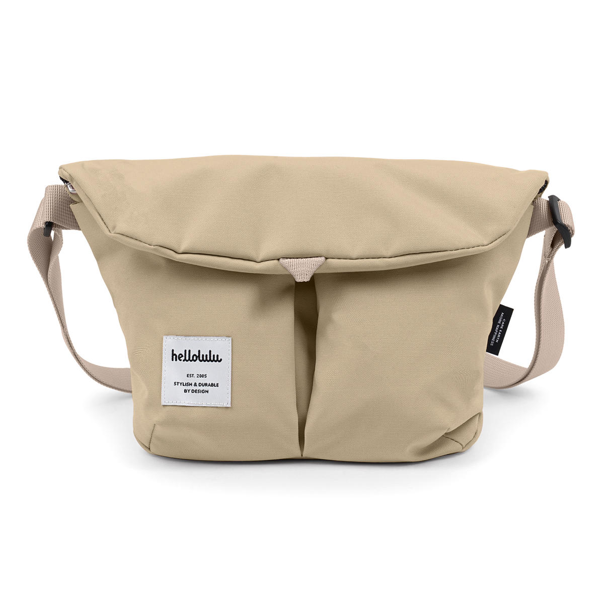 【人気色】 ショルダーバッグ hellolulu ミニ カセン MINI KASEN （ ハロルル バッグ レディース メンズ ミニショルダー かばん 鞄 クロスボディ 軽い 斜め掛け クロスバッグ ポシェット 小さめ 撥水 ファスナー おしゃれ ） 【FogKhaki】