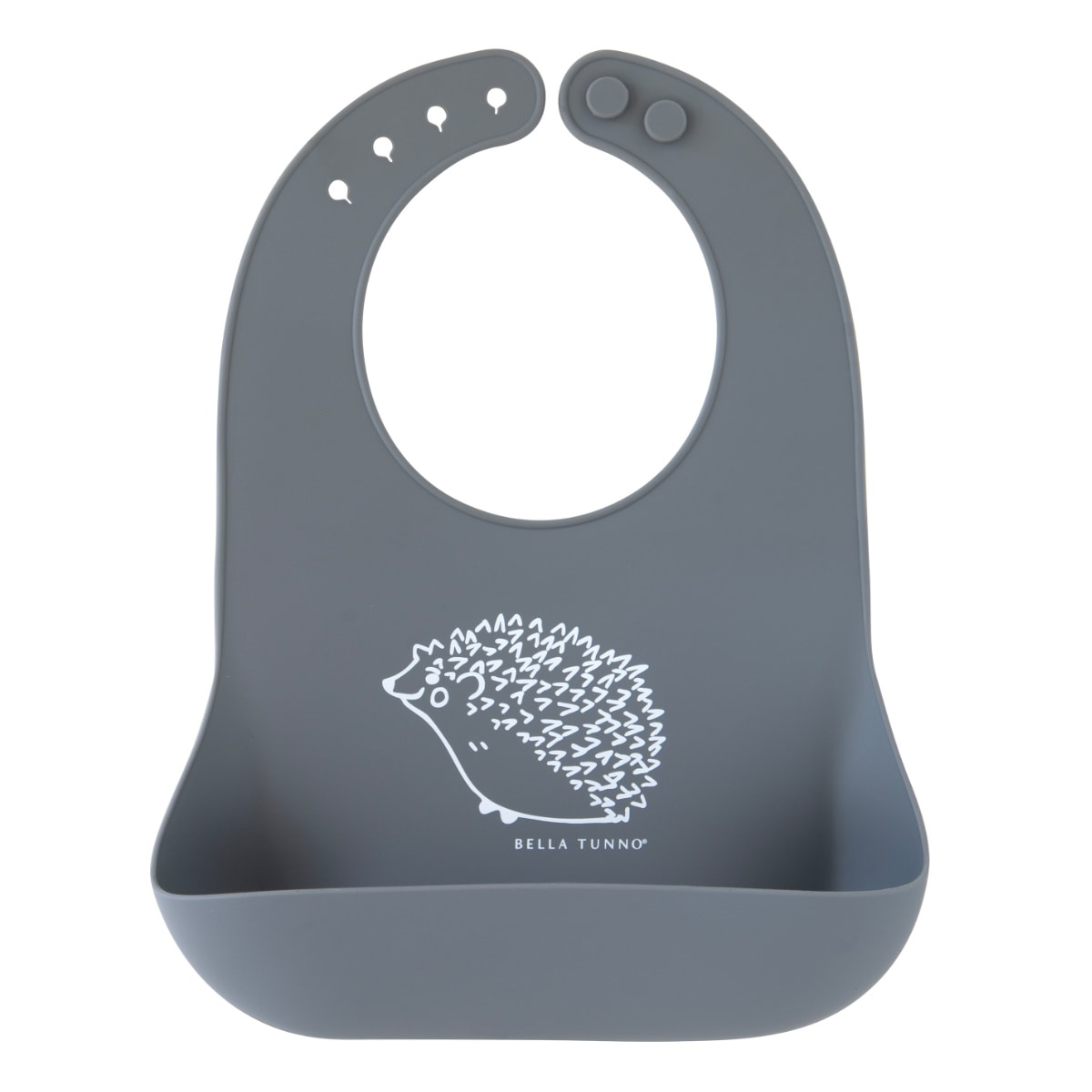 ビブ シリコン製 BellaTunno Wonder Bib （ ベラトゥーノ ワンダービブ 食事エプロン シリコンビブ 離乳食 食洗機対応 スタイ よだれかけ べビー 赤ちゃん 食べこぼし 持ち運び ワイドポケット おしゃれ ギフト 出産祝い ） 【Hedgehog】