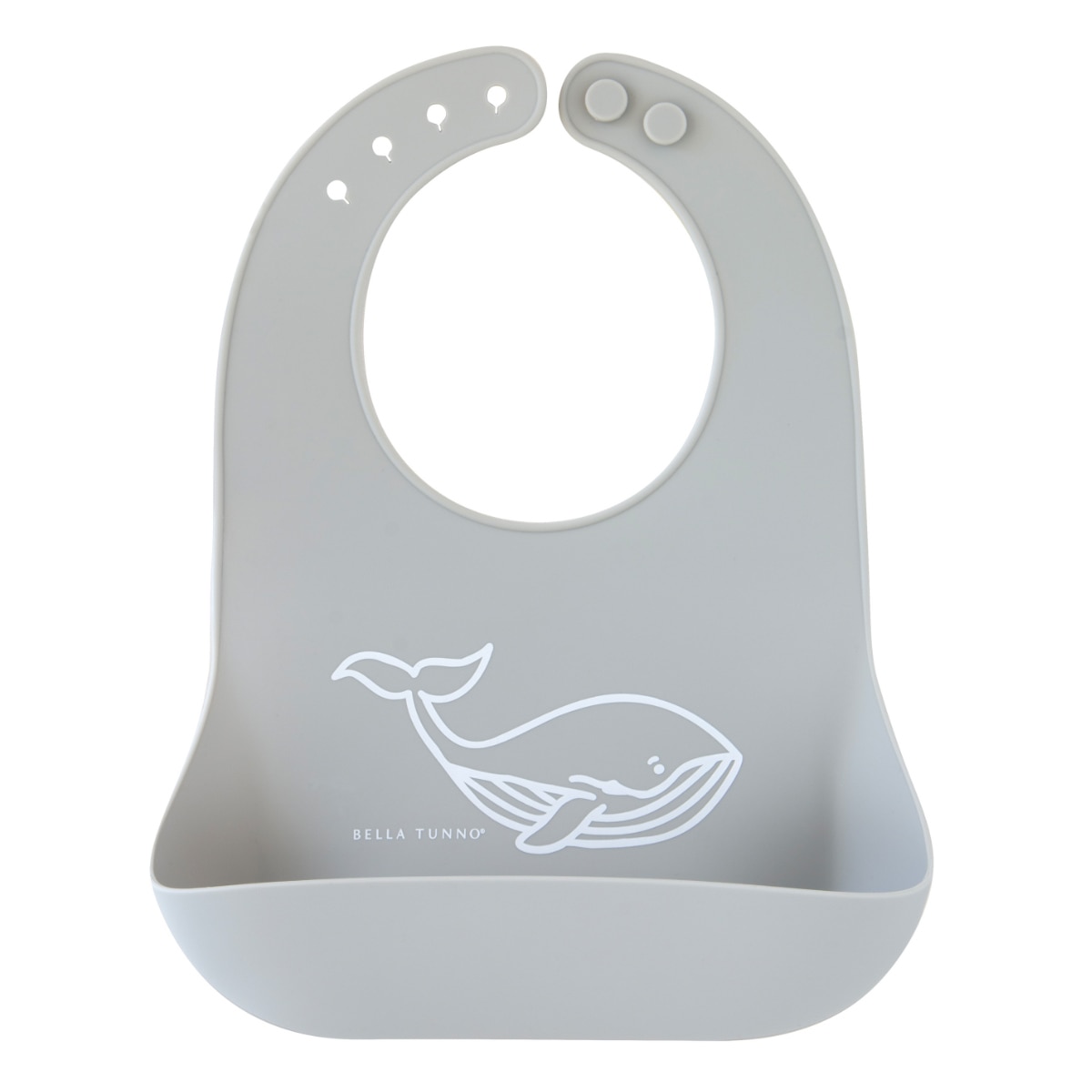 ビブ シリコン製 BellaTunno Wonder Bib （ ベラトゥーノ ワンダービブ 食事エプロン シリコンビブ 離乳食 食洗機対応 スタイ よだれかけ べビー 赤ちゃん 食べこぼし 持ち運び ワイドポケット おしゃれ ギフト 出産祝い ） 【Whale】