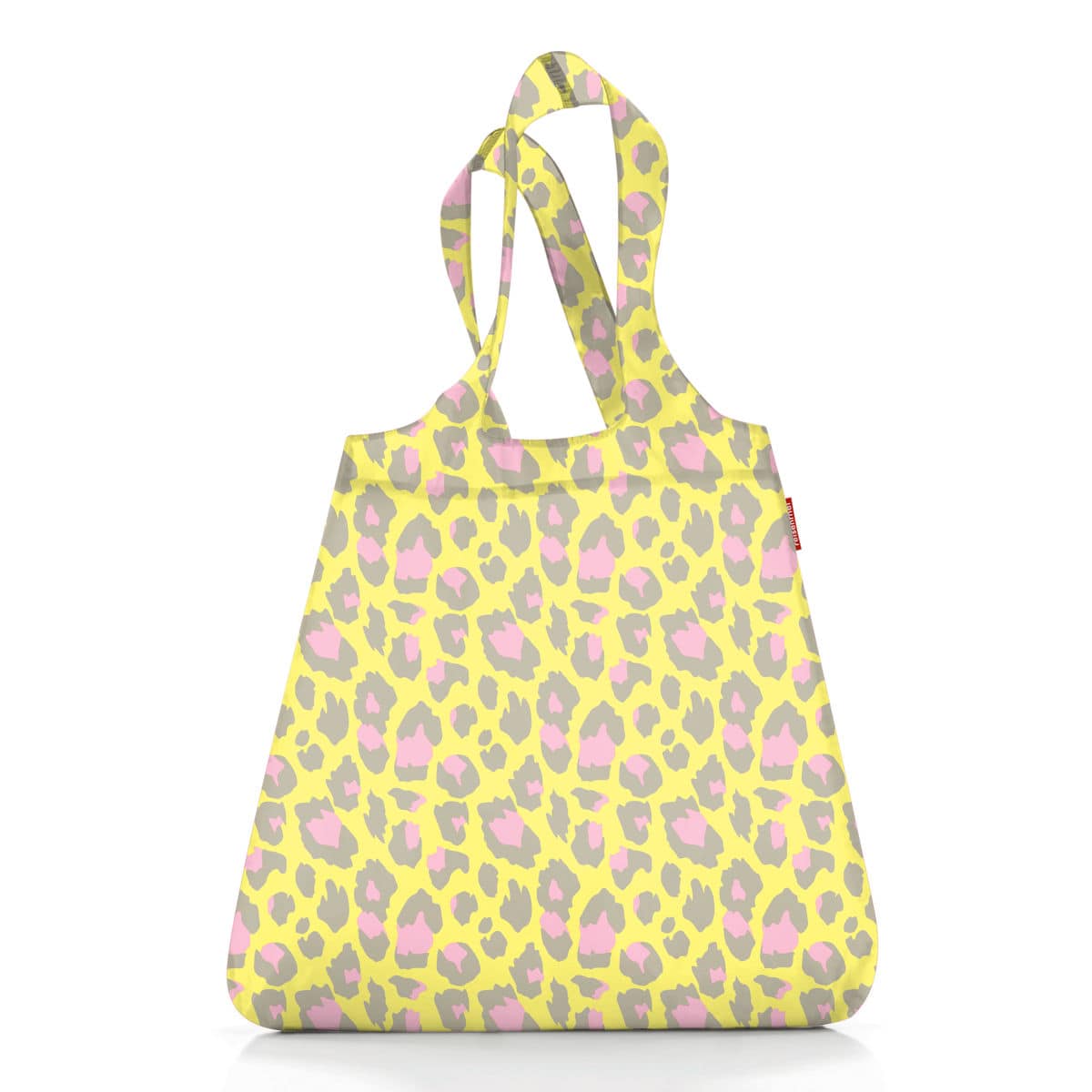 エコバッグ reisenthel MINIMAXI SHOPPER SHOULDER 15L （ ショッピングバッグ マイバッグ 折りたたみ マチ付き 撥水加工 ショッパーバッグ お買い物 サブバッグ 肩掛け ヒョウ柄 おしゃれ ライゼンタール ） 【LEOPINK】