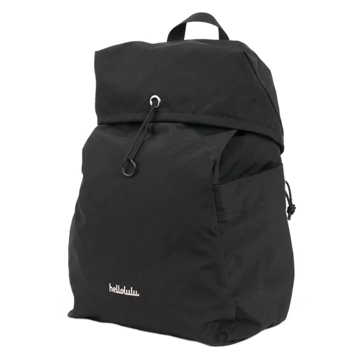 リュック Hellolulu CELESTE 3L （ リュックサック ビジネスリュック バッグ デイパック 手提げ かばん 鞄 ハロルル レディース メンズ 軽い 撥水 通学 通勤 巾着式 PC収納 背面 サイド ポケット おしゃれ ） 【SoulBlack】