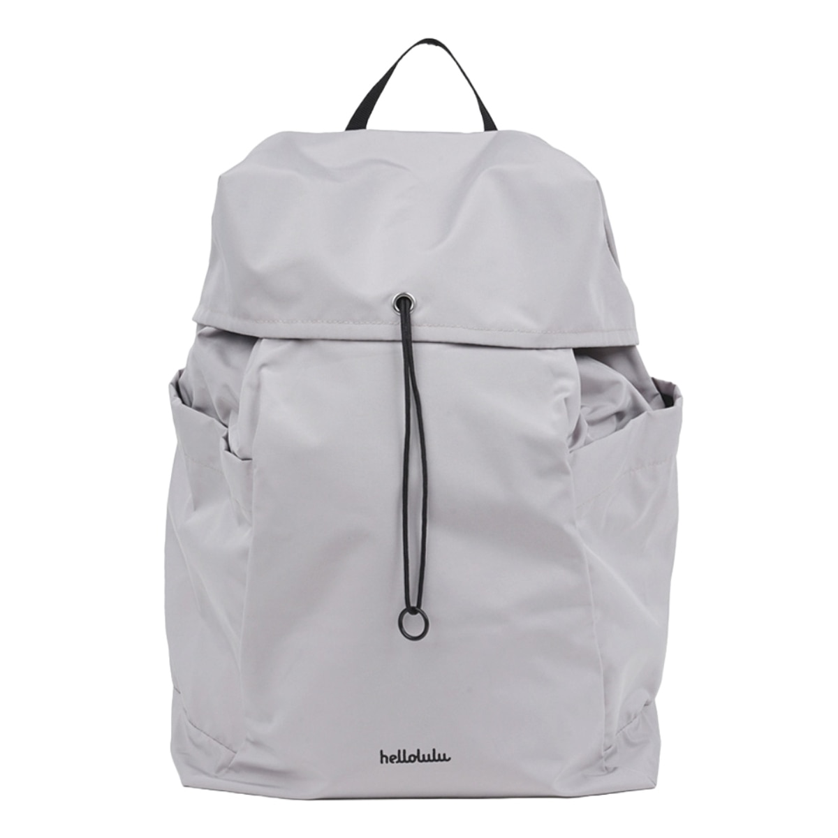 リュック Hellolulu JESSE 8L （ リュックサック ビジネスリュック バッグ デイパック 手提げ かばん 鞄 ハロルル レディース メンズ 軽い 撥水 通学 通勤 巾着式 PC収納 背面 サイド ポケット 大容量 おしゃれ ） 【PureGray】