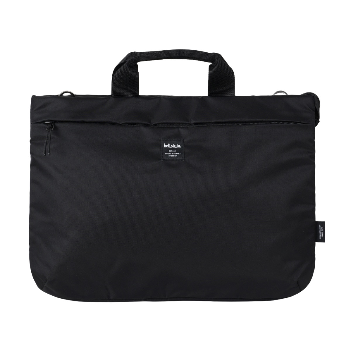 スリーブケース Hellolulu MIRA 14インチ （ バッグ かばん ケース ショルダーバッグ PCバッグ 肩掛け 鞄 ノートパソコン 軽い ハロルル 斜め掛け 手持ち PC 撥水 ファスナー ポケット メンズ レディース 通勤 通学 おしゃれ ） 【RavenBlack】