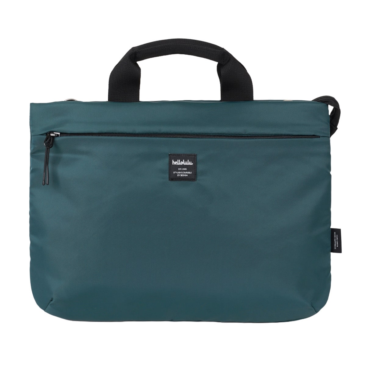 スリーブケース Hellolulu MIRA 14インチ （ バッグ かばん ケース ショルダーバッグ PCバッグ 肩掛け 鞄 ノートパソコン 軽い ハロルル 斜め掛け 手持ち PC 撥水 ファスナー ポケット メンズ レディース 通勤 通学 おしゃれ ） 【TealGreen】