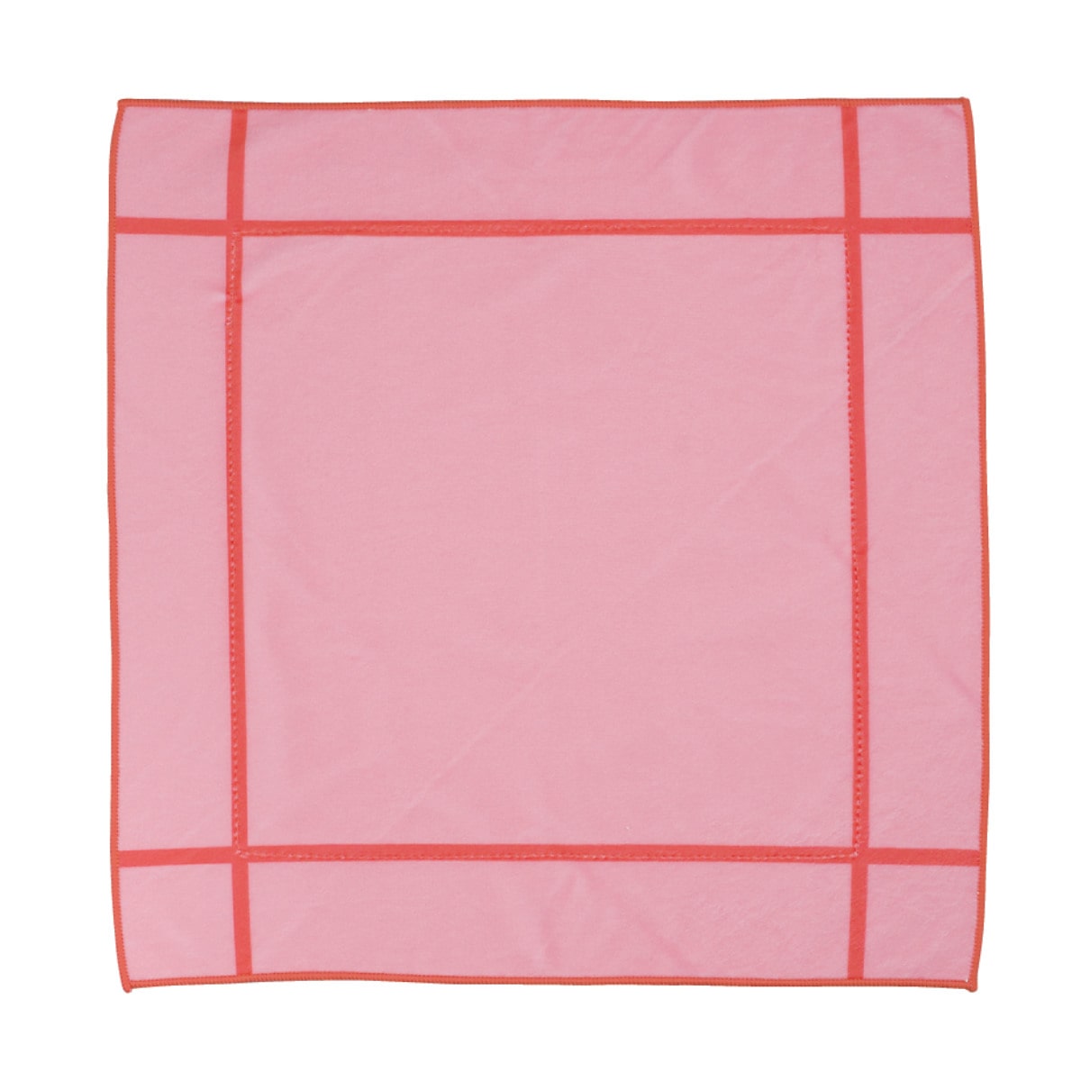 ランチクロス 38×38cm さっと包める小風呂敷 （ お弁当包み 風呂敷 裏面保冷シート 正方形 お弁当箱入れ 弁当箱 弁当 ランチボックス ケース 包み シンプル ） 【ピンク】