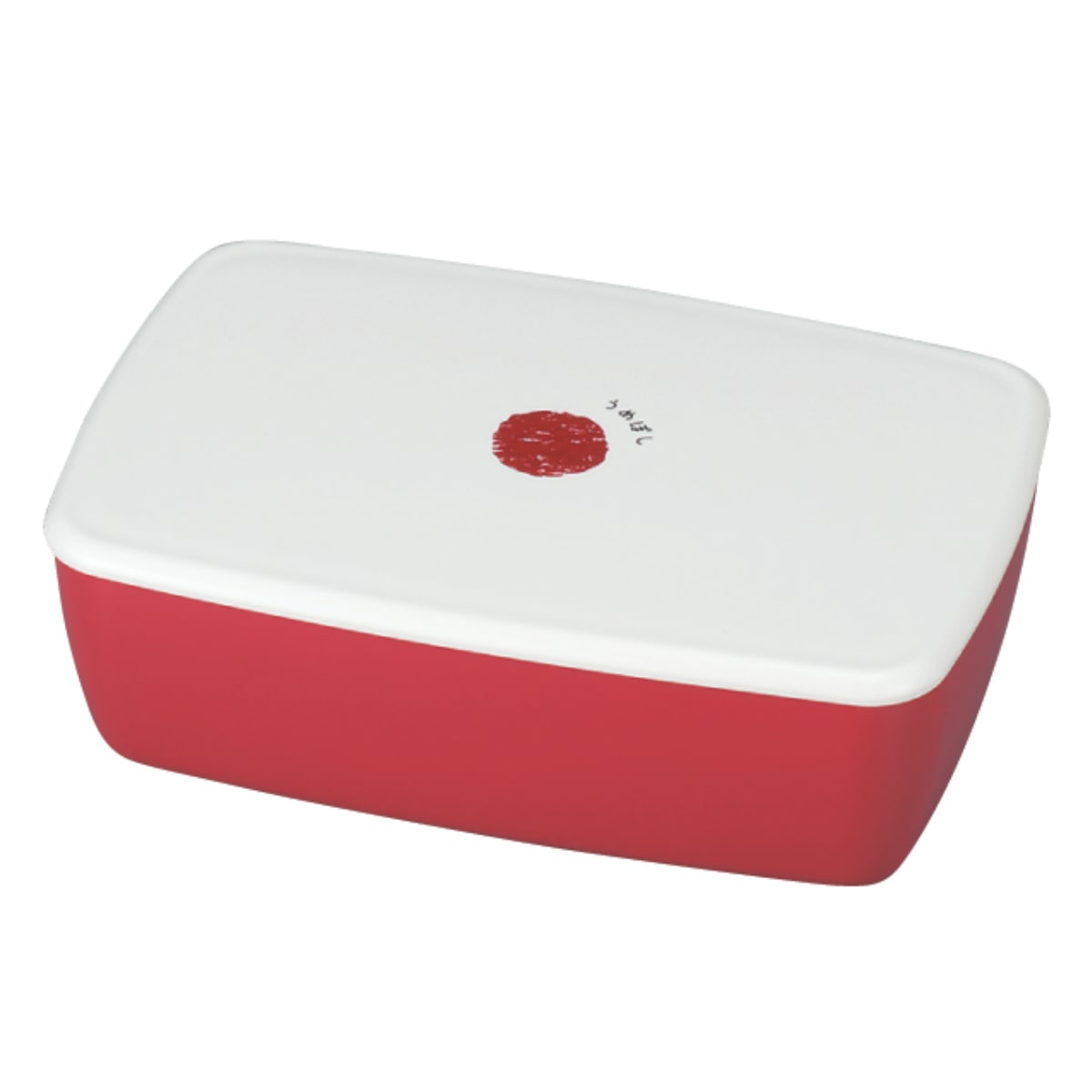 弁当箱 1段 600ml 一段弁当 （ お弁当箱 ランチボックス 食洗機対応 レンジ対応 一段 女子 日本製 食洗機OK レンジOK お弁当 弁当 ランチベルト付き 中子付き 女性 大人 ） 【ウメ】