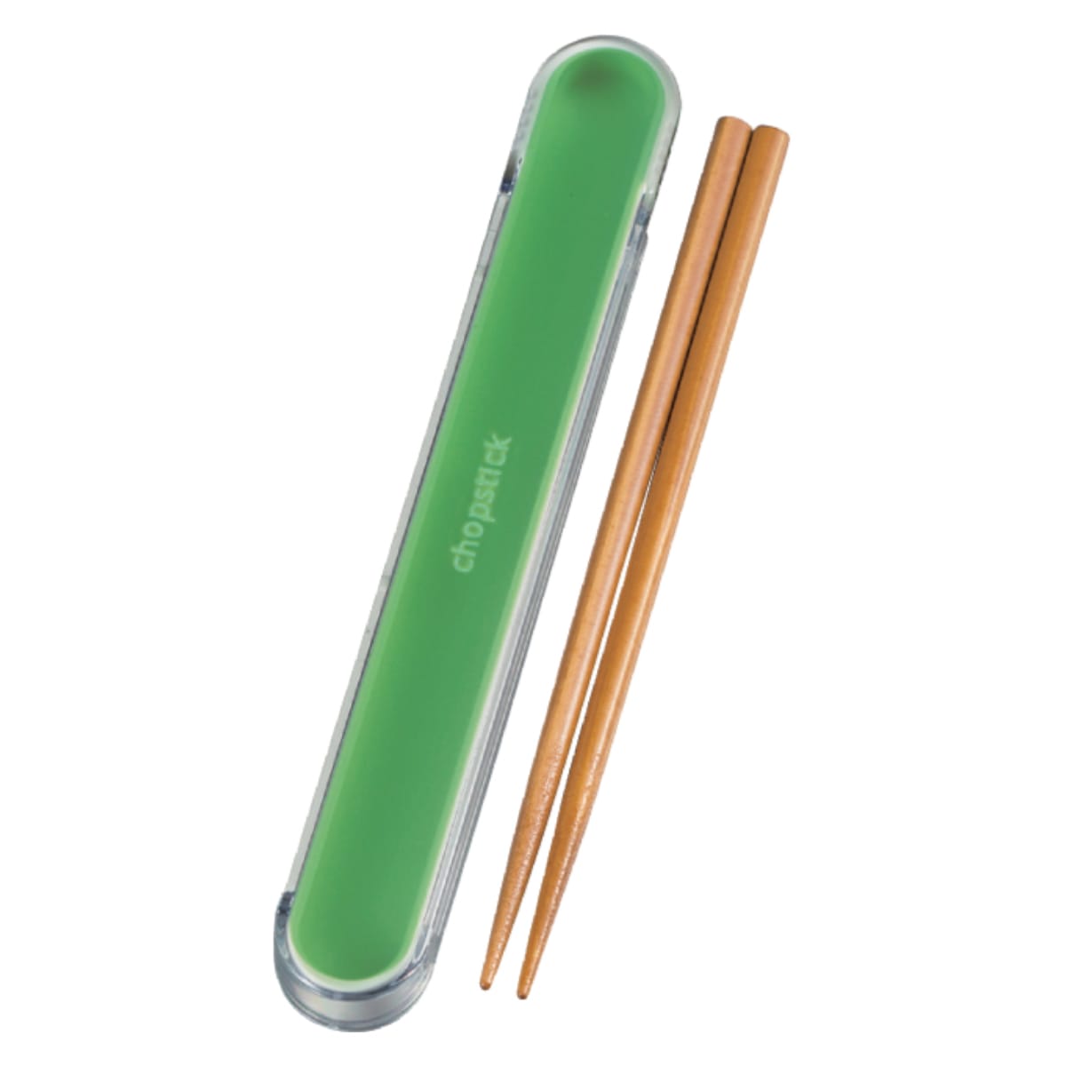 箸箱セット スライド箸箱セット 18.0cm （ お箸 箸箱 18cm カトラリー食洗機対応 天然木 女子 男子 大人 子供 日本製 食洗機OK お弁当用 給食 お弁当 弁当 女性 男性 携帯箸 お弁当用箸 おしゃれ シンプル かわいい ） 【グリーン】