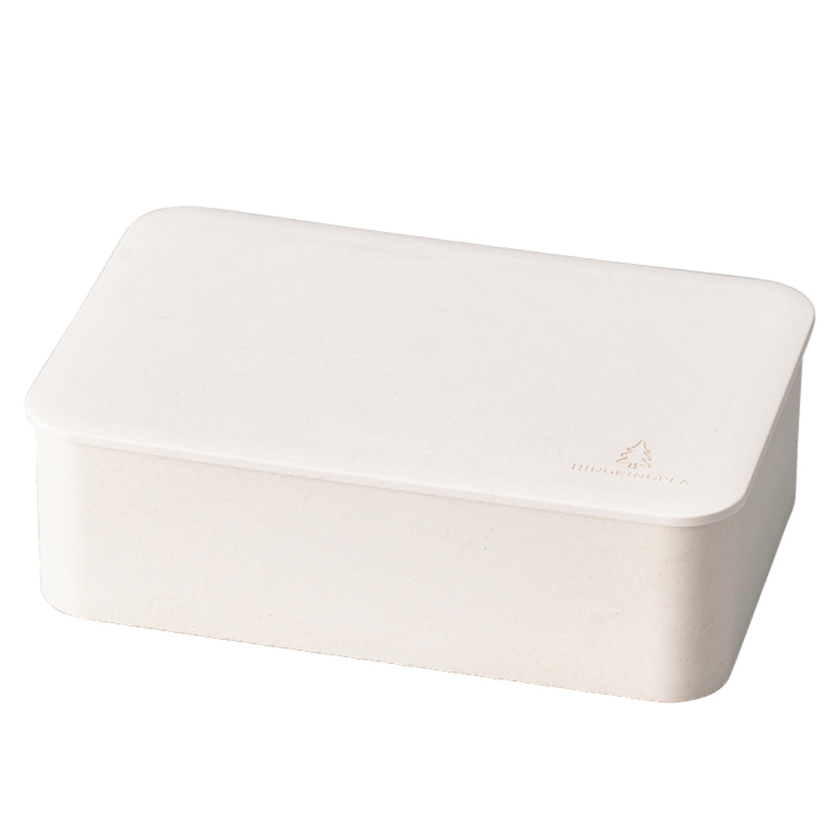 弁当箱 1段 600ml 一段ランチ HINOKINOPLA （ お弁当箱 ランチボックス 抗菌 一段 レンジ対応 食洗機対応 日本製 レンジOK 食洗機OK お弁当 弁当 角型 角型弁当 仕切り付き 大人 ）