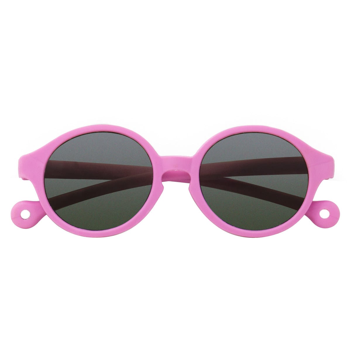 サングラス 子供用 PARAFINA TORTUGA 0才-2才 （ 子供用サングラス カラーレンズ メガネ 軽量 フレーム 眼鏡 めがね ファッショングラス UVカット キッズ 紫外線カット 度なし ポリカーボネート レンズ ゴム 廃タイヤ ） 【PINK】