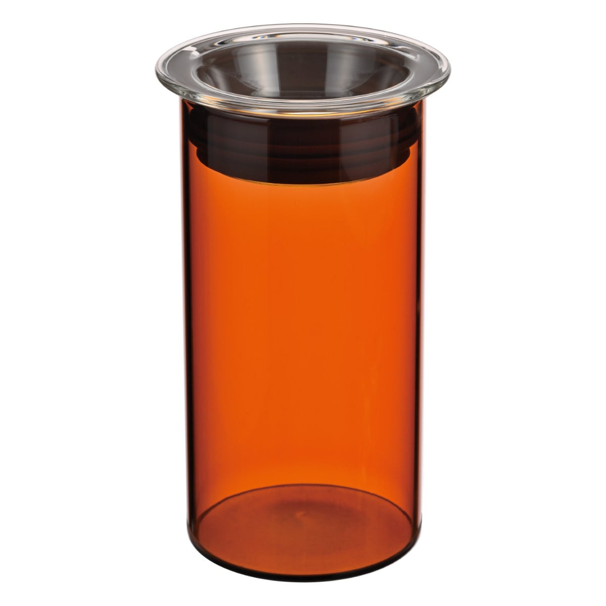 ハリオ 保存容器 400ml COLORS キャニスター （ HARIO 食洗機対応 耐熱ガラス ガラス 密閉 保存 容器 ガラス容器 コーヒー 珈琲 コーヒーキャニスター 食品保存容器 お茶 調味料 乾物 おしゃれ ） 【アンバー】