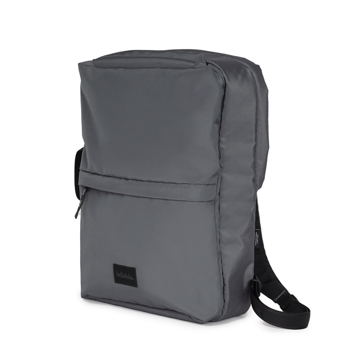 リュック Hellolulu ASTON 2WAY ブリーフパック 9L （ リュックサック バッグ デイパック ブリーフケース ショルダー 手提げ かばん 鞄 ハロルル バックパック キークリップ付き 軽い 撥水 通学 通勤 2way PC収納 おしゃれ ） 【HazeGray】