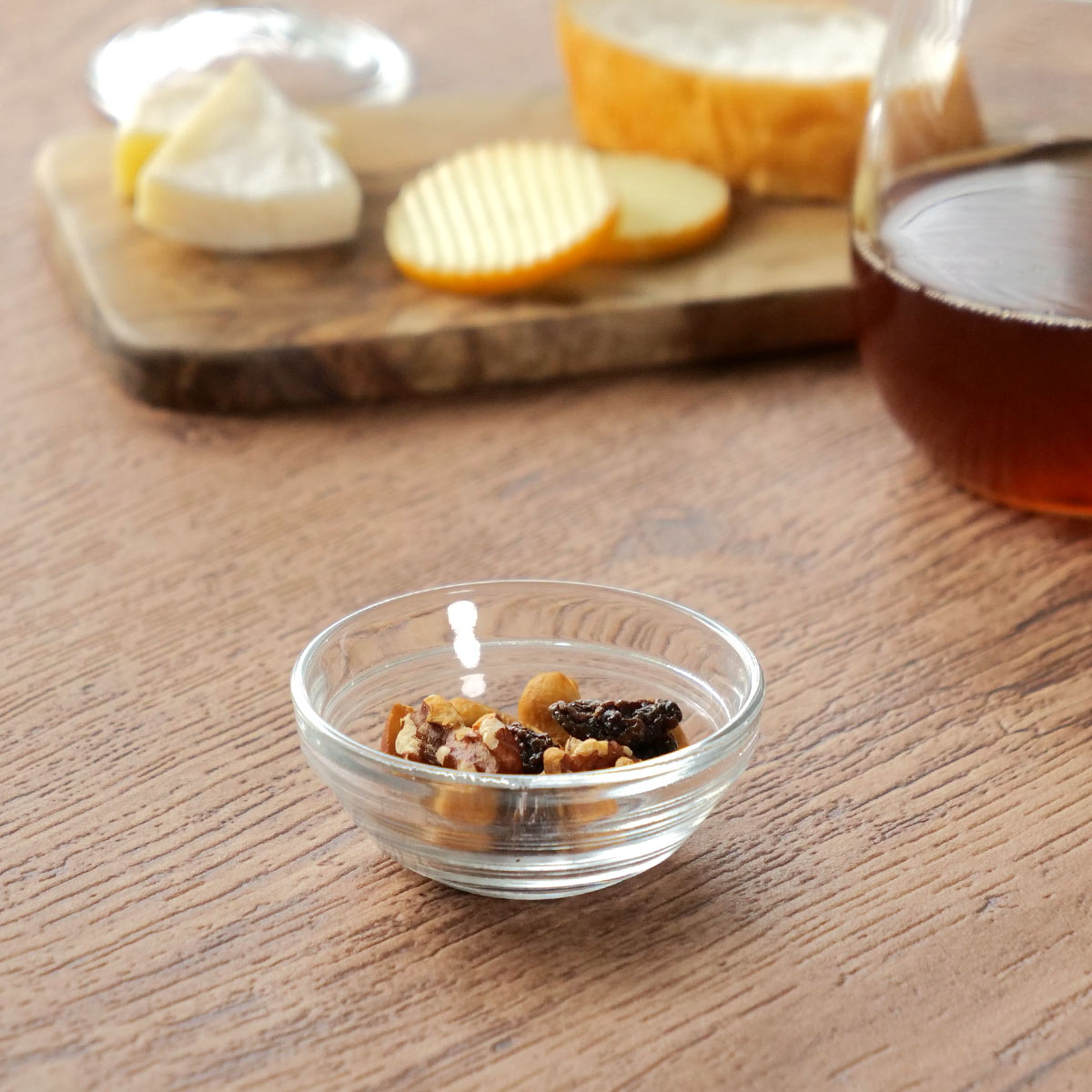 DURALEX ボウル 7.5cm リススタック 強化ガラス （ デュラレックス 食洗器対応 電子レンジ対応 小鉢 ガラスボウル 小さい ジャム ディップソース 調味料 ケチャップ マヨネーズ 全面強化ガラス製 割れにくい スタッキング ）