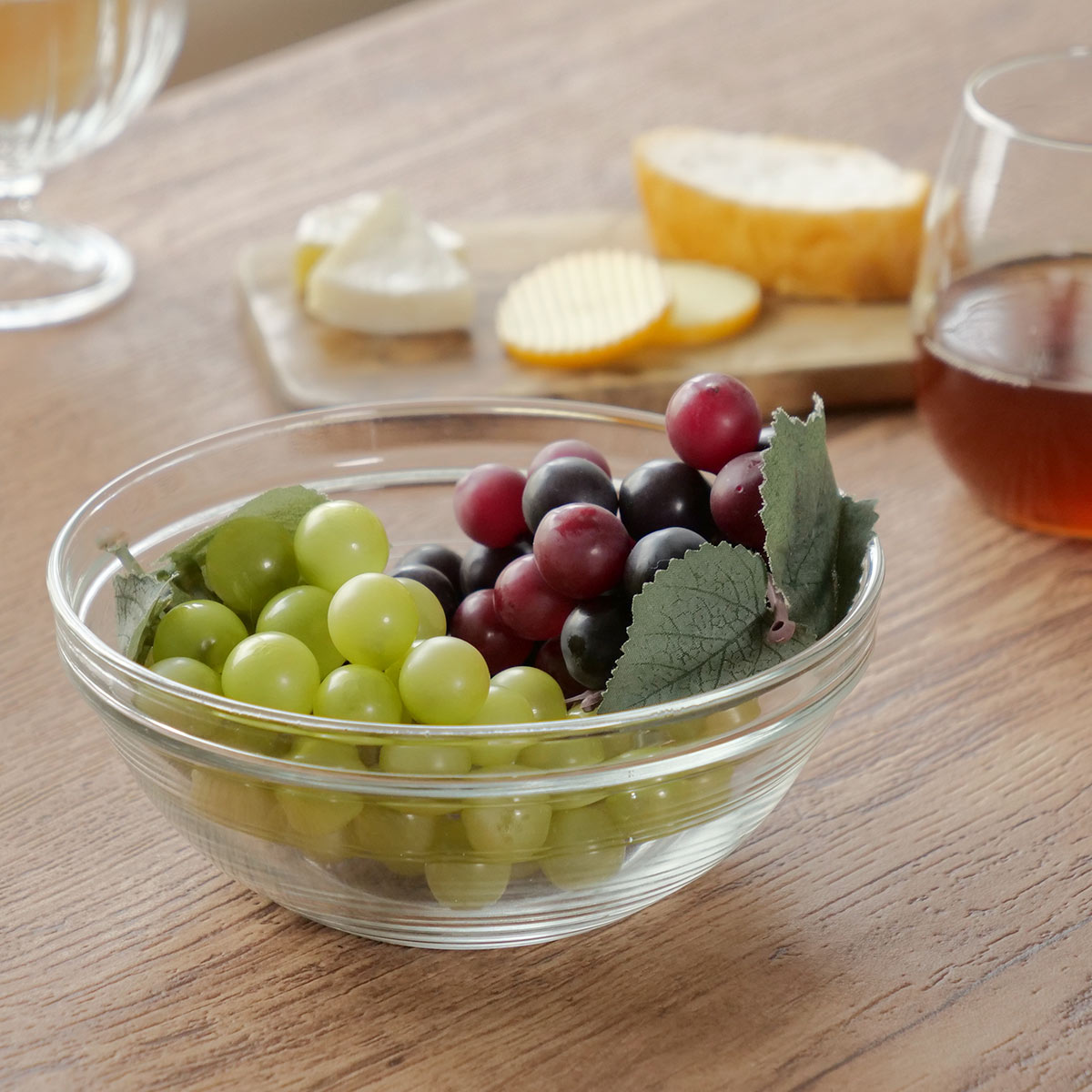 DURALEX ボウル 17cm リススタック 強化ガラス （ デュラレックス 食洗器対応 電子レンジ対応 サラダボウル ガラスボウル サラダ 素麺 蕎麦 調理 下ごしらえ 全面強化ガラス製 割れにくい スタッキング ）