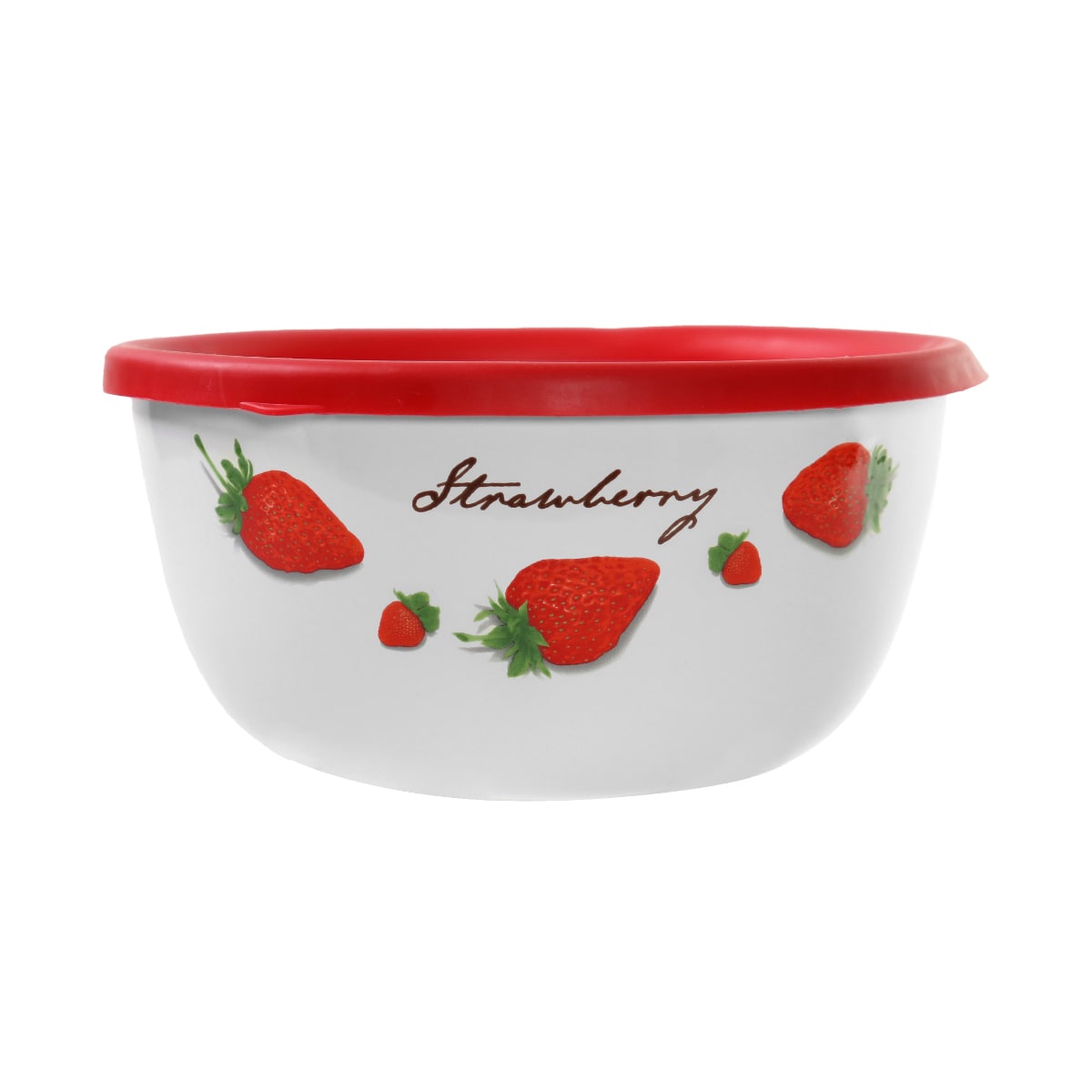 ミキシングボウル 18cm ストロベリーシリーズ 富士ホーロー （ Honey Ware ボール ホーローボウル 琺瑯ボウル オーブン対応 蓋付き 18センチ 琺瑯ボール ほうろう 調理ボウル 調理ボール 下ごしらえ キッチンツール ハニーウェア ）