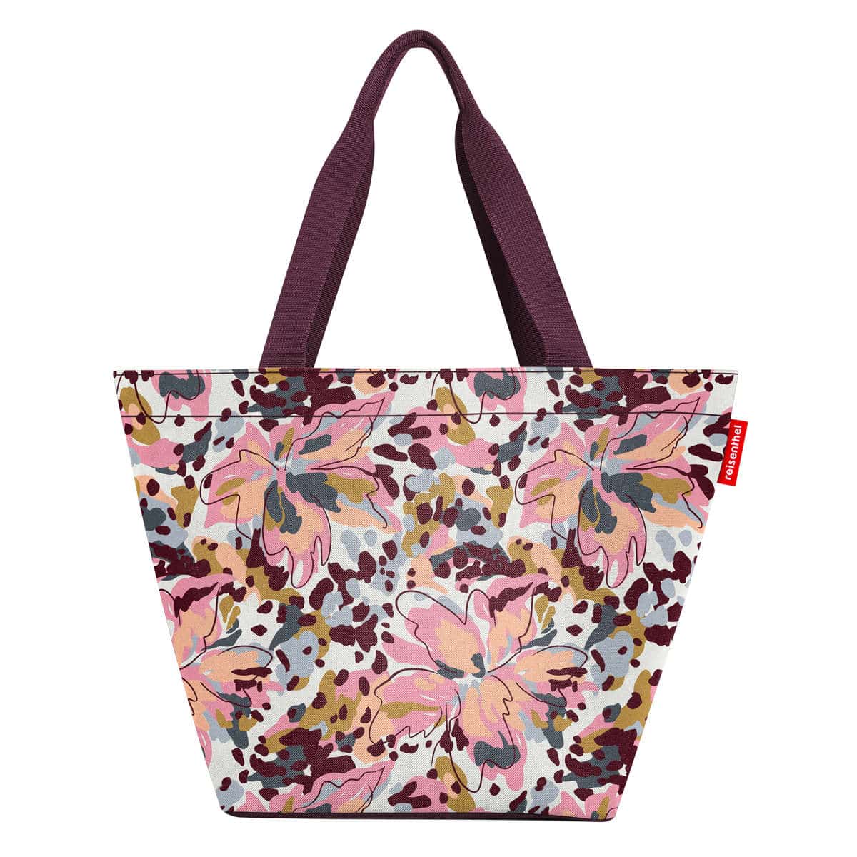 【アウトレット】ショッピングバッグ ライゼンタール SHOPPER M （ reisenthel トートバッグ エコバッグ バッグ レディース かばん 鞄 カバン 手提げ マチ広 ファスナー式 ポケット付き おしゃれ ） 【FLORAROSE】