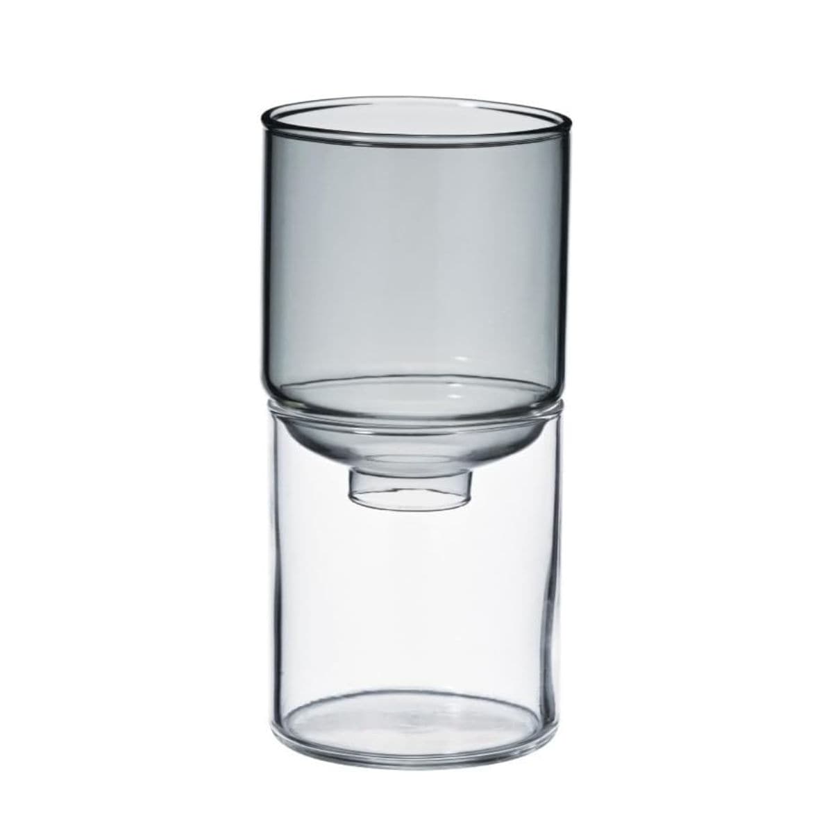 ハリオ 花瓶 ガラスのある生活 ガラスの花器 （ HARIO 花器 ガラス 耐熱 おしゃれ フラワーベース 一輪挿し 花 グリーン インテリア オブジェ ガラス製 飾る フラワーグラス 水栽培 水耕栽培 球根 透明 ） 【ブラック】