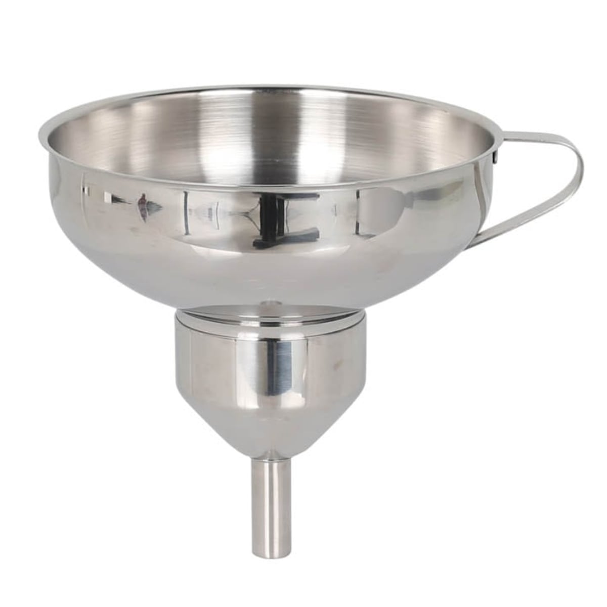 ダルトン ストレーナー 漉し器 2IN1 ジャンボ ファネル ウィズ （ DULTON 漏斗 じょうご 詰め替え 移し替え 便利 取っ手付き ステンレス製 口径14cm 持ち手付き 液体 粉末 入れ替え 使いやすい 簡単 オイル お米 調味料 食洗機対応 ）