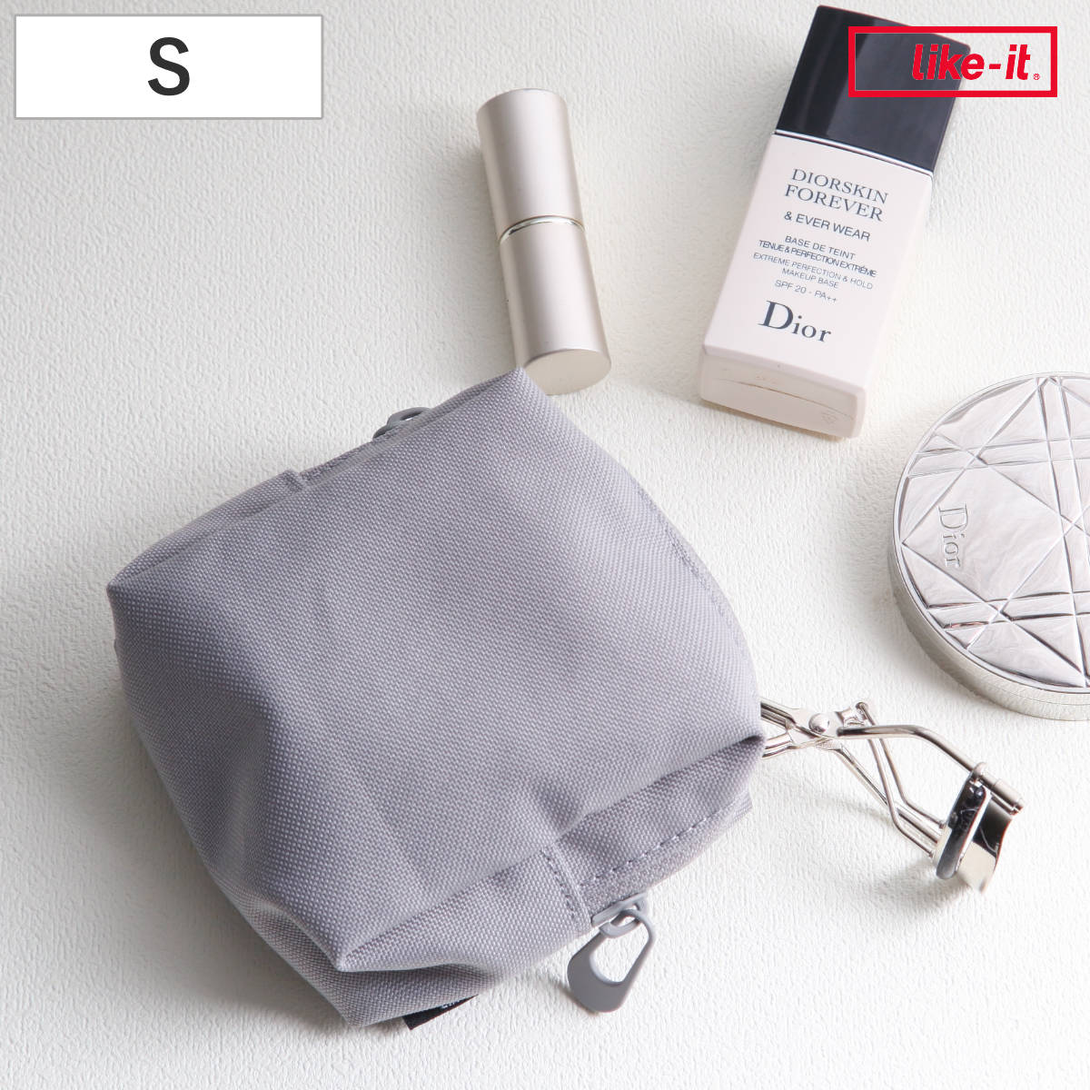 小物入れ オーガナイズポーチ Sサイズ ミニ 収納ポーチ （ ポーチ 小物収納 インナーポーチ タイディアップボックス 対応 化粧ポーチ トラベルポーチ 小さい メイク ガジェット トラベル用品 整理整頓 小分け 仕分け 便利 ）