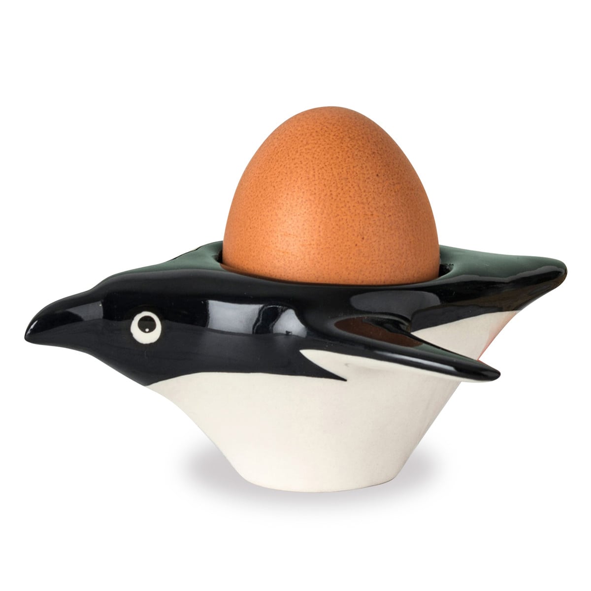 エッグカップ Hannah Turner Penguin （ ハンナターナー エッグスタンド 陶器 卵立て 食器 朝食 ゆで卵 小物入れ 小物収納 鳥 エッグポット たまご立て タマゴ立て ゆでたまご 鍵置き アニマル グッズ ）