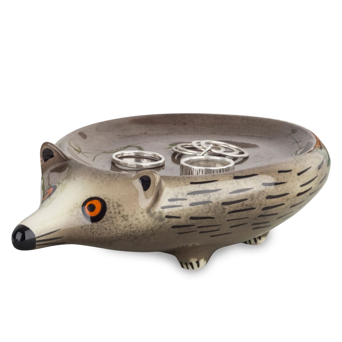 小物トレー Hannah Turner ハリネズミ （ ハンナターナー 小物入れ 小物置き 小物収納 アクセサリートレー 置き物 オブジェ インテリア 鍵置き アクセサリー ピアス リング 玄関 リビング ）