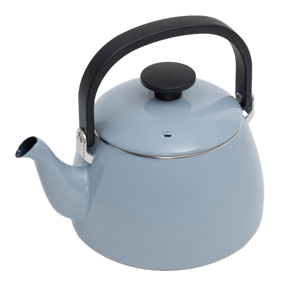 ケトル 2.5L IH対応 Cotton Plus 富士ホーロー Honey Ware （ ハニーウェア ガス火対応 ホーロー ヤカン やかん 2.5リットル ホーロー製ケトル ホーローケトル 湯沸し IHケトル おしゃれ ） 【アッシュブルー】