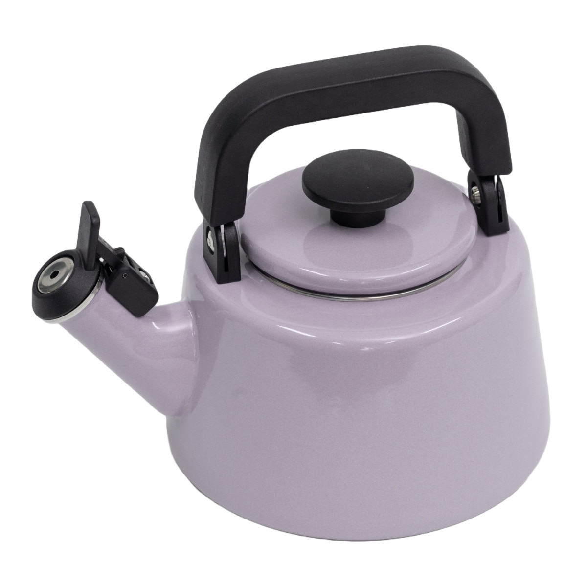 笛吹きケトル 2.1L IH対応 Cotton Plus 富士ホーロー Honey Ware （ ハニーウェア ガス火対応 ホーロー ヤカン やかん 2.1リットル ホーロー製ケトル ホーローケトル 琺瑯ケトル ホーローやかん 湯沸し IHケトル おしゃれ ） 【パープル】