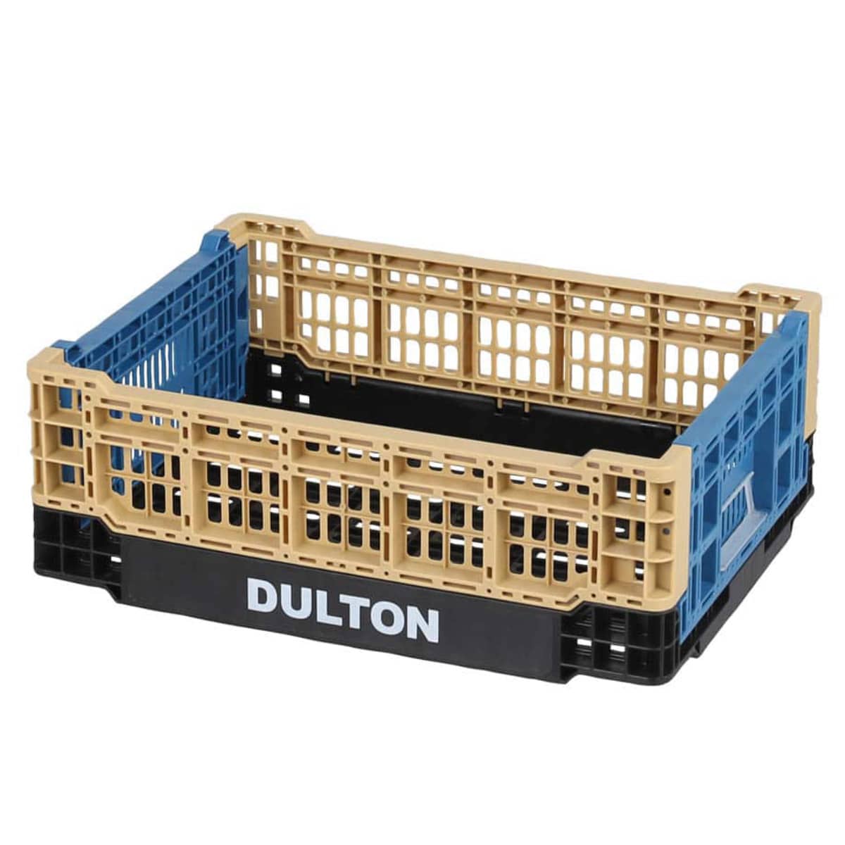 DULTON バスケット フォールディング メッシュストレージ 11L （ ダルトン 幅40×奥行30×高さ14cm かご カゴ 折りたたみ 積み重ね 小物収納 頑丈 収納 アウトドア キャンプ 小物入れ 工具箱 おしゃれ 丈夫 ガーデニング キッチン ） 【コヨーテ】