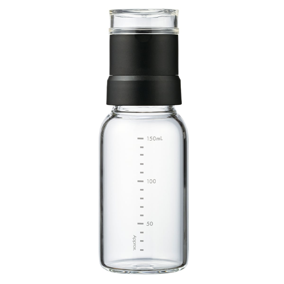 ハリオ スパイスミル 150ml 塩・コショウ 耐熱ガラス製 スパイスボトル （ HARIO ソルトミル ペッパーミル コショウ挽き ミル 手動式 ガラス製 セラミック刃 ペッパー＆ソルトミル 下ごしらえ用品 キッチンツール おしゃれ ）