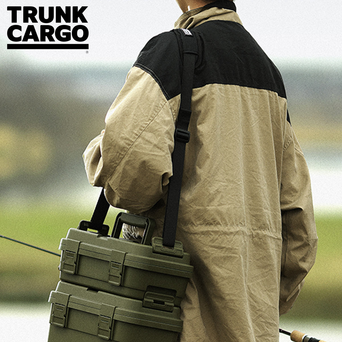 ショルダーベルト トランクカーゴ スタックカーゴ S-4 S-6 専用 （ ショルダー紐 スタックカーゴ用 肩掛け ショルダー ベルト 肩パッド ショルダーパッド 持ち運び 移動 長さ調節 アウトドア用品 キャンプ用品 アウトドア収納 ）