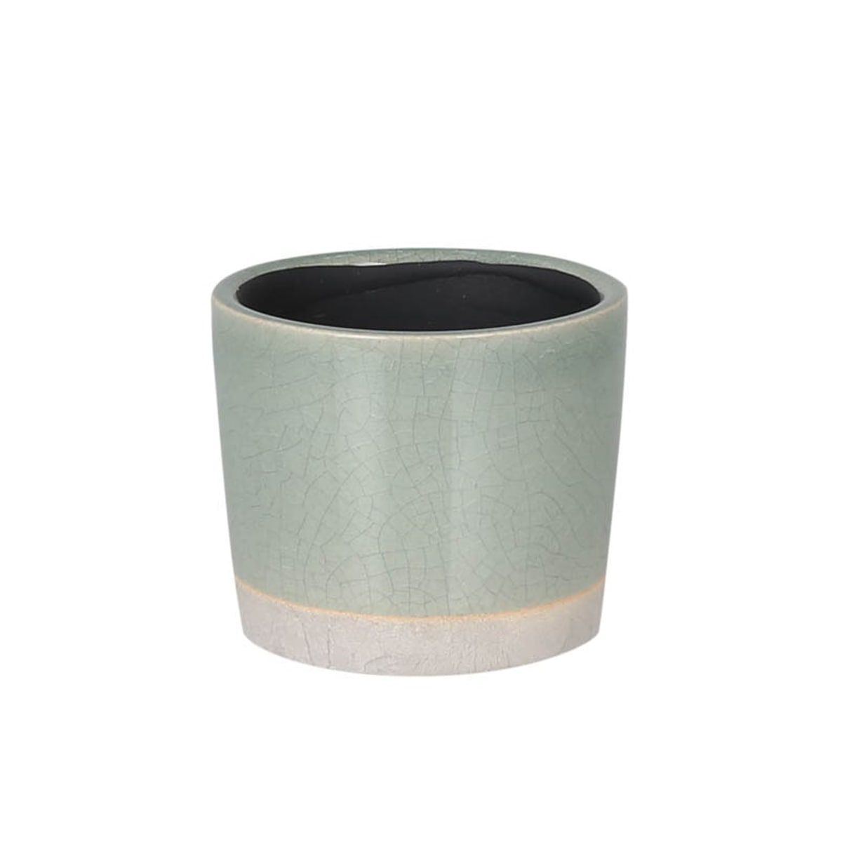 ダルトン 植木鉢 カラー グレイズド ポット カバー 直径8cm ガーデンポット （ 鉢カバー ポットカバー 鉢 植木鉢カバー プランターカバー テラコッタ製 プランター ガーデニング 観葉植物 花 おしゃれ かわいい 2号 ） 【クラシックグリーン】