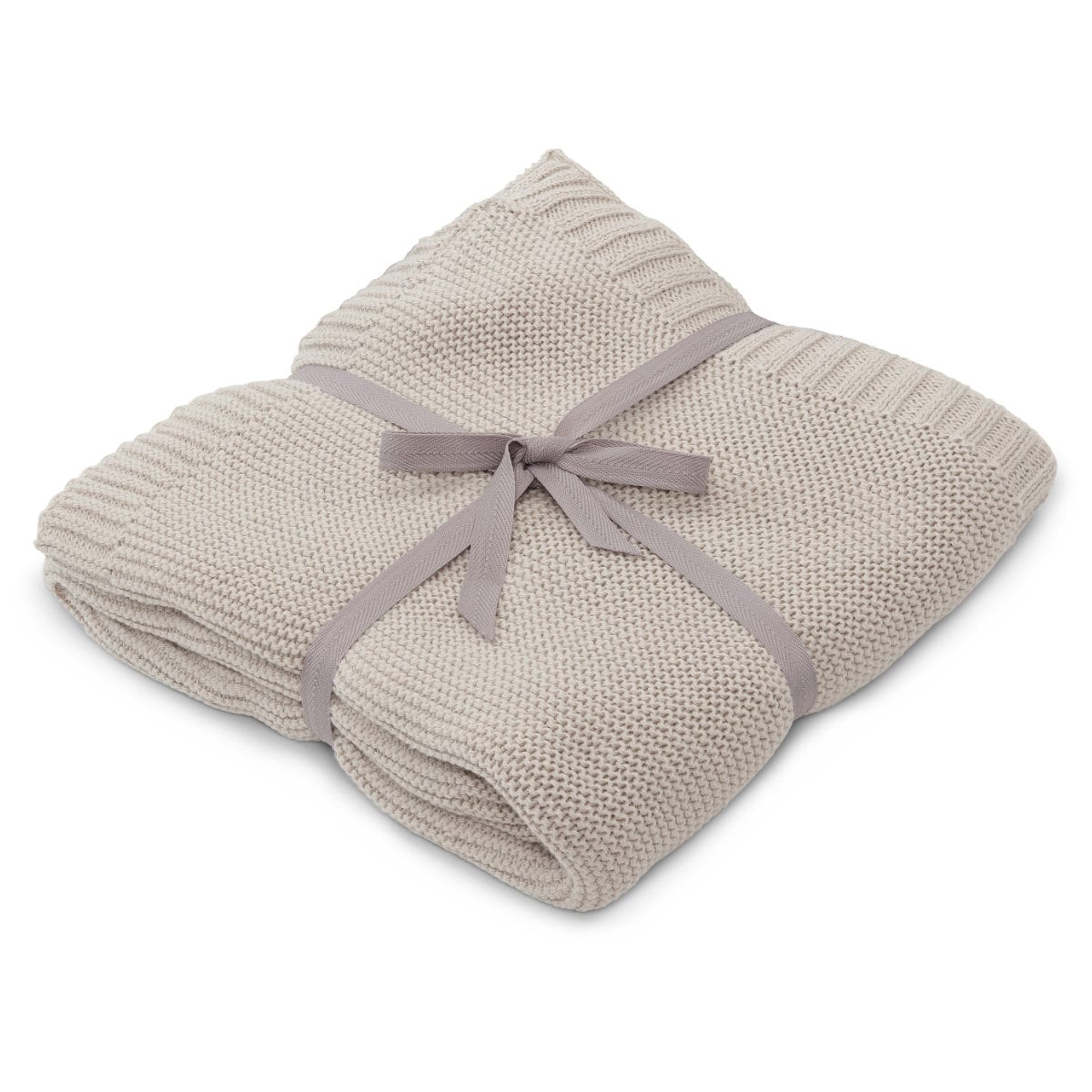 ブランケット vanillacopenhagen ベビー Knitted Blanket オーガニックコットン （ バニラコペンハーゲン ひざ掛け 膝掛け 洗える 洗濯可 オーガニック コットン ギフト プレゼント おしゃれ ） 【オイスターグレー】