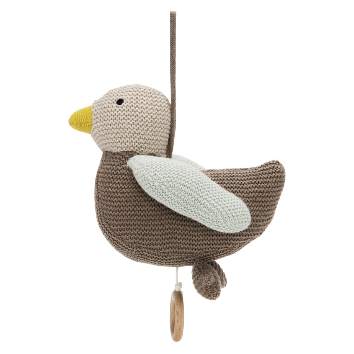 ぬいぐるみ オルゴール vanillacopenhagen ベビー アニマル MusicMobile （ バニラコペンハーゲン 動物 かわいい モビール ファーストトイ 子守唄 オーガニック コットン 出産祝い ギフト おしゃれ ） 【ウッド】