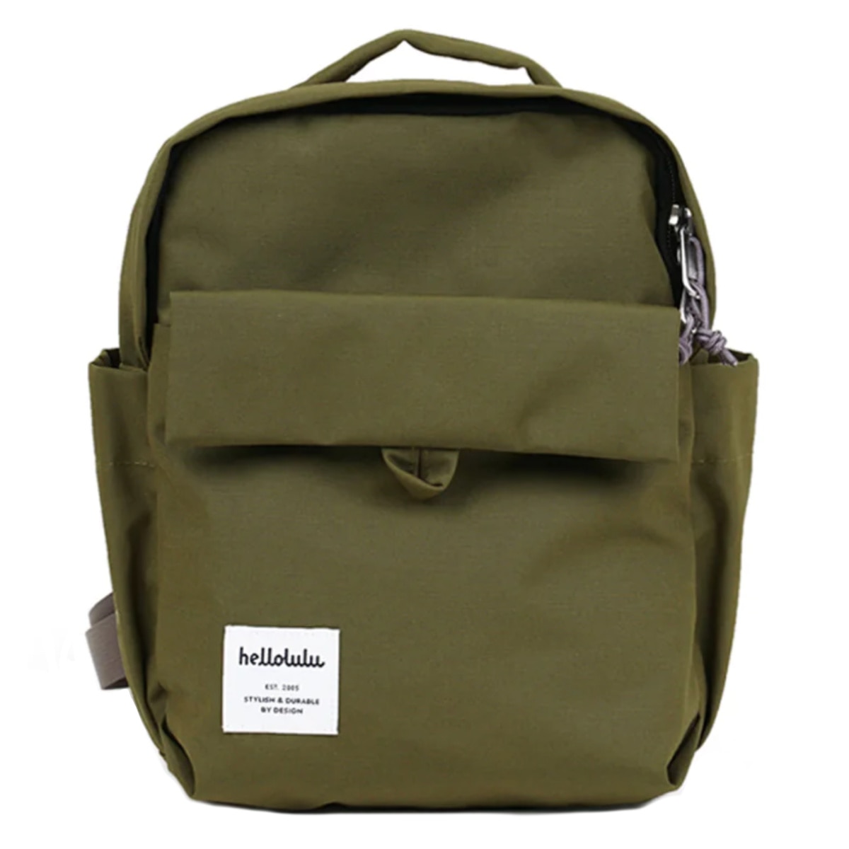 リュック hellolulu カータージュニア CARTER JR. 4L （ ハロルル リュックサック ミニリュック レディース デイパック かばん 鞄 小さめ マザーズバッグ 軽い 撥水 通学 通勤 ファスナー コンパクト おしゃれ ） 【CapuletOlive】